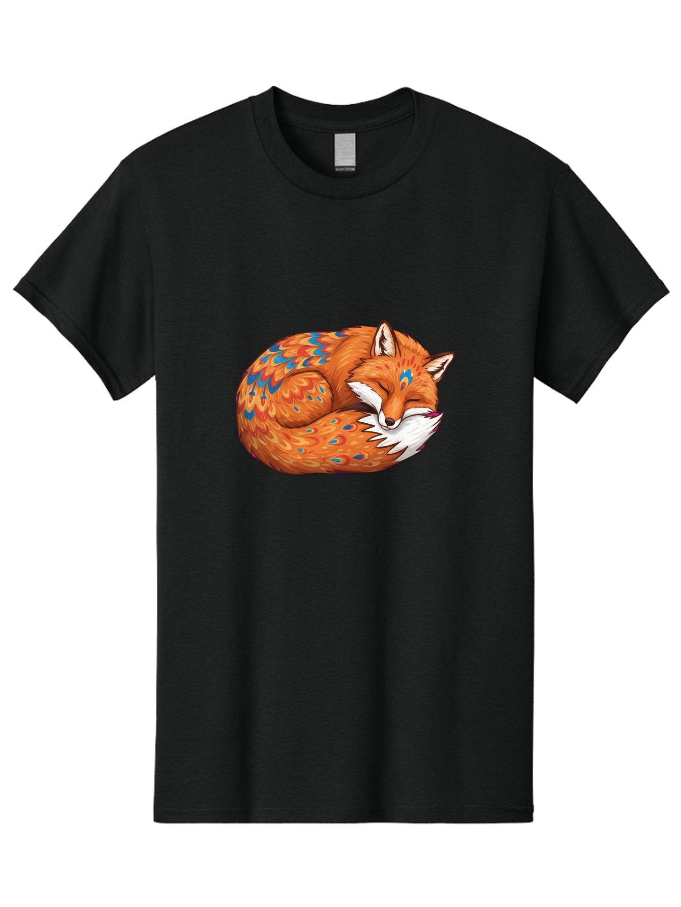 Sleeping-Orange-Fox Men'S Graphic Tee, 100% Cotton, Comfortable Casual Summer Wear, Machine Washable, Vintage Camera, Old Camera, Antique Camera, Black Camera, Classic Photography, Photography Equipment, Nostalgic Device, Film Camera, Baj895
