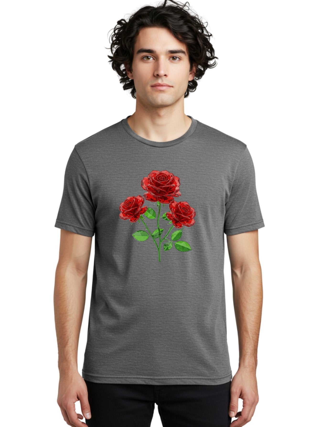 3-Red-Roses Men'S Graphic Tee, 100% Cotton, Comfortable Casual Summer Wear, Machine Washable, Vintage Camera, Old Camera, Antique Camera, Black Camera, Classic Photography, Photography Equipment, Nostalgic Device, Film Camera, Camera Art Baj898 20