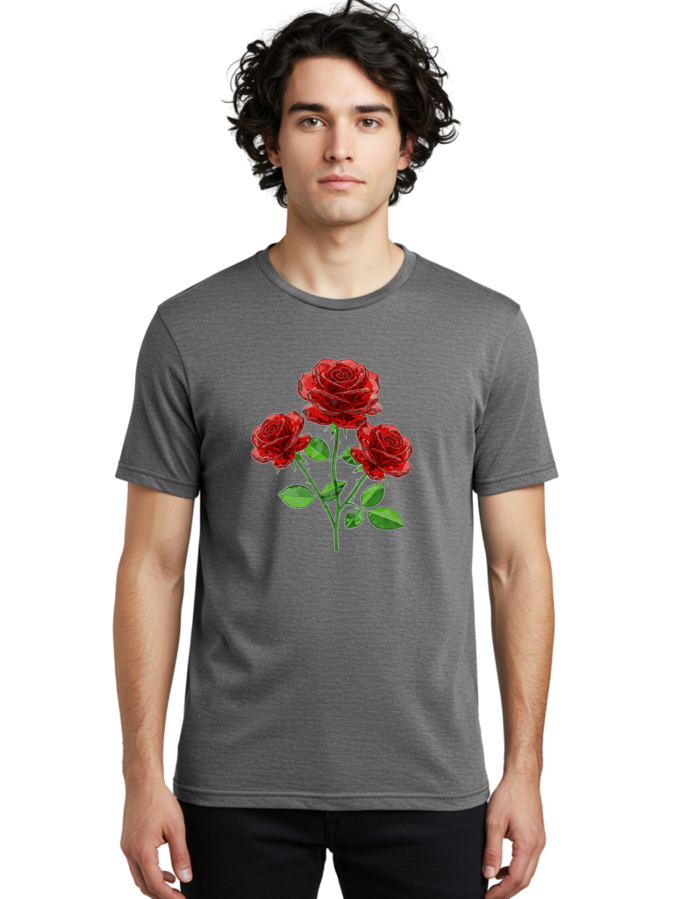 3-Red-Roses Men'S Graphic Tee, 100% Cotton, Comfortable Casual Summer Wear, Machine Washable, Vintage Camera, Old Camera, Antique Camera, Black Camera, Classic Photography, Photography Equipment, Nostalgic Device, Film Camera, Camera Art Baj898 30