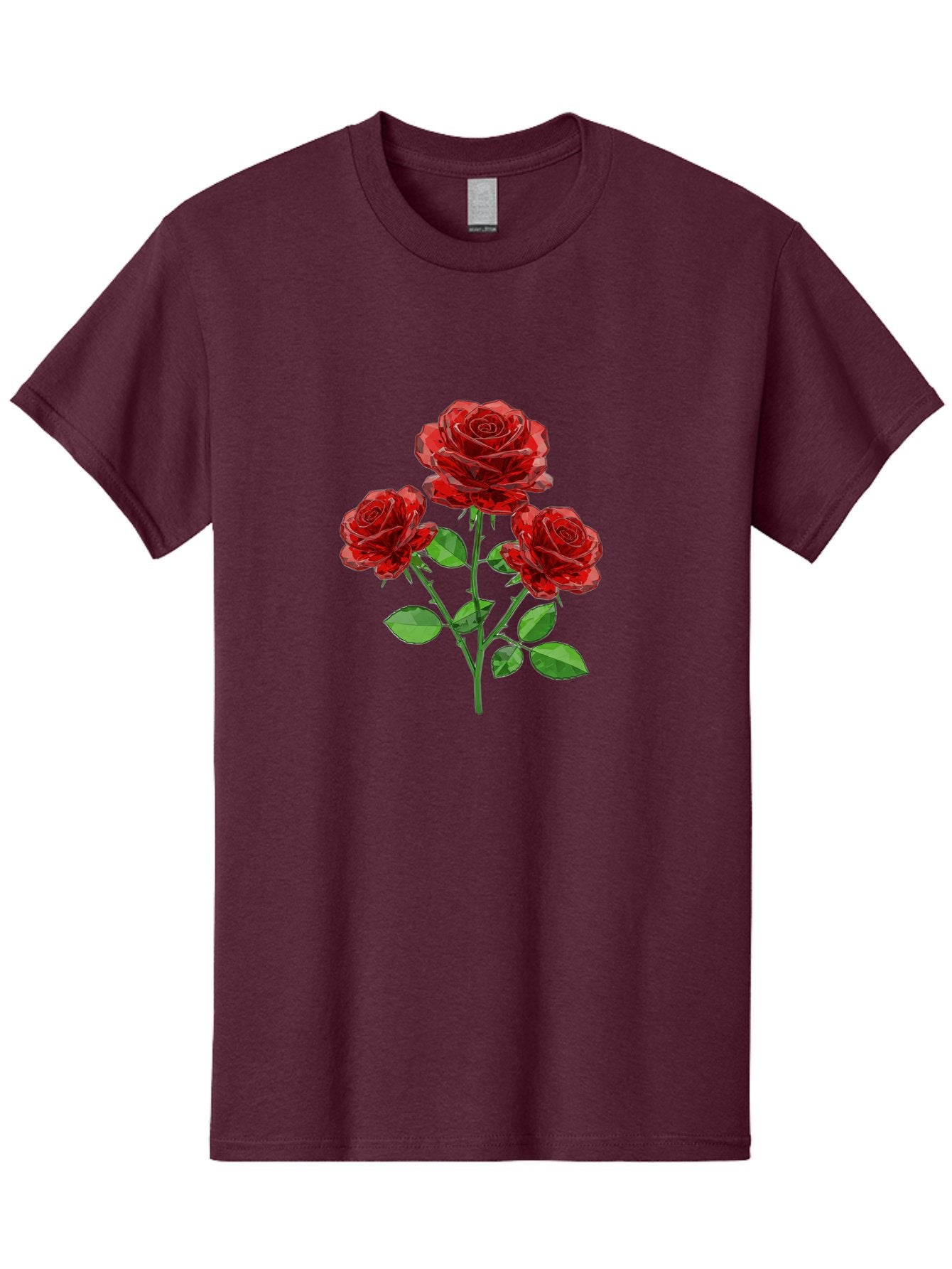 3-Red-Roses Men'S Graphic Tee, 100% Cotton, Comfortable Casual Summer Wear, Machine Washable, Vintage Camera, Old Camera, Antique Camera, Black Camera, Classic Photography, Photography Equipment, Nostalgic Device, Film Camera, Camera Art Baj898 5