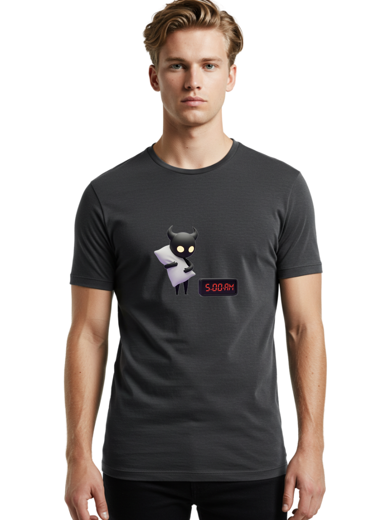 5-00-Am Men'S Graphic Tee, 100% Cotton, Comfortable Casual Summer Wear, Machine Washable, Vintage Camera, Old Camera, Antique Camera, Black Camera, Classic Photography, Photography Equipment, Nostalgic Device, Film Camera, Camera Art Baj902