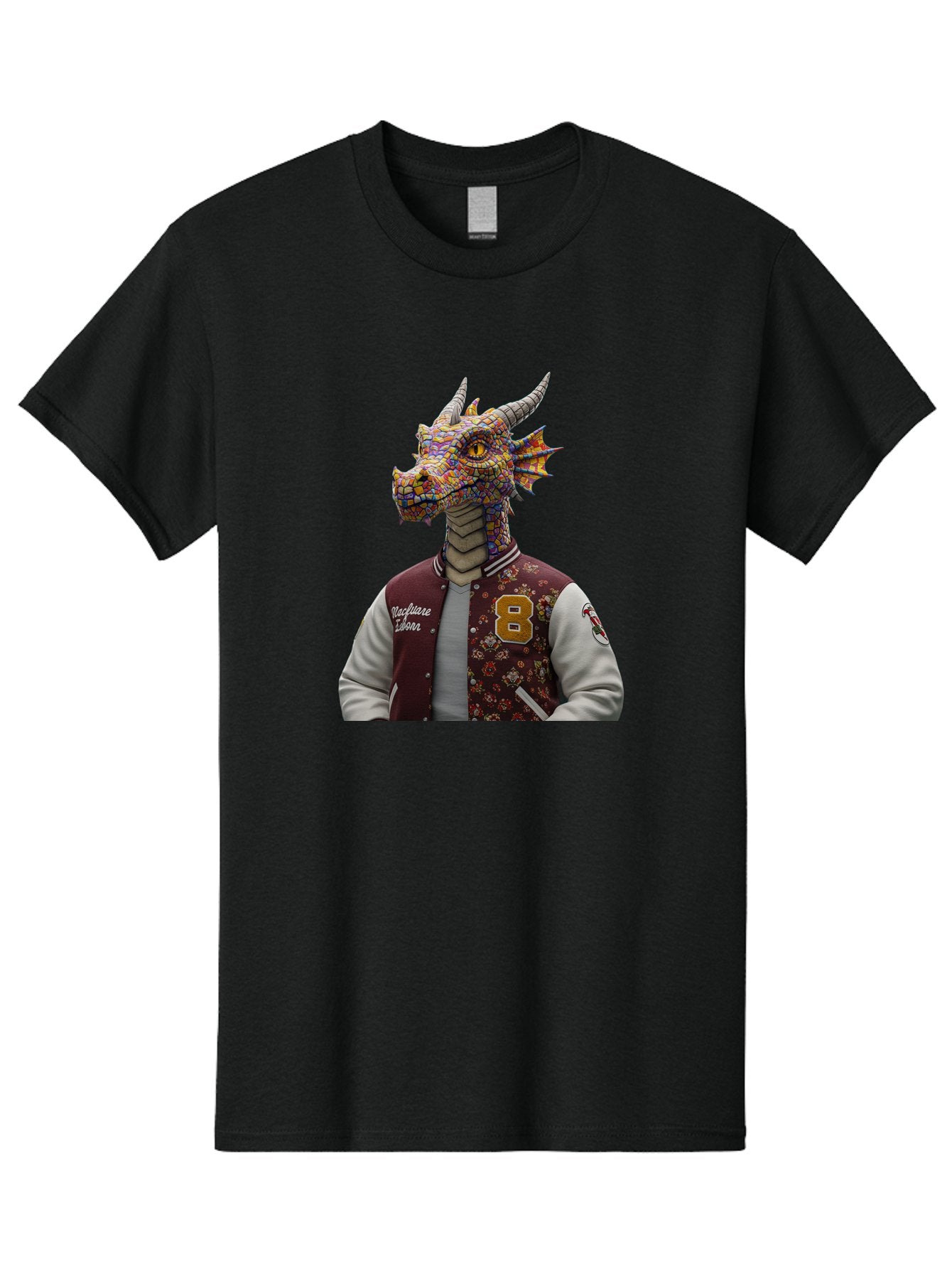 8-Dragon-Jacket Men'S Graphic Tee, 100% Cotton, Comfortable Casual Summer Wear, Machine Washable, Vintage Camera, Old Camera, Antique Camera, Black Camera, Classic Photography, Photography Equipment, Nostalgic Device, Film Camera, Camera Art Baj904 8