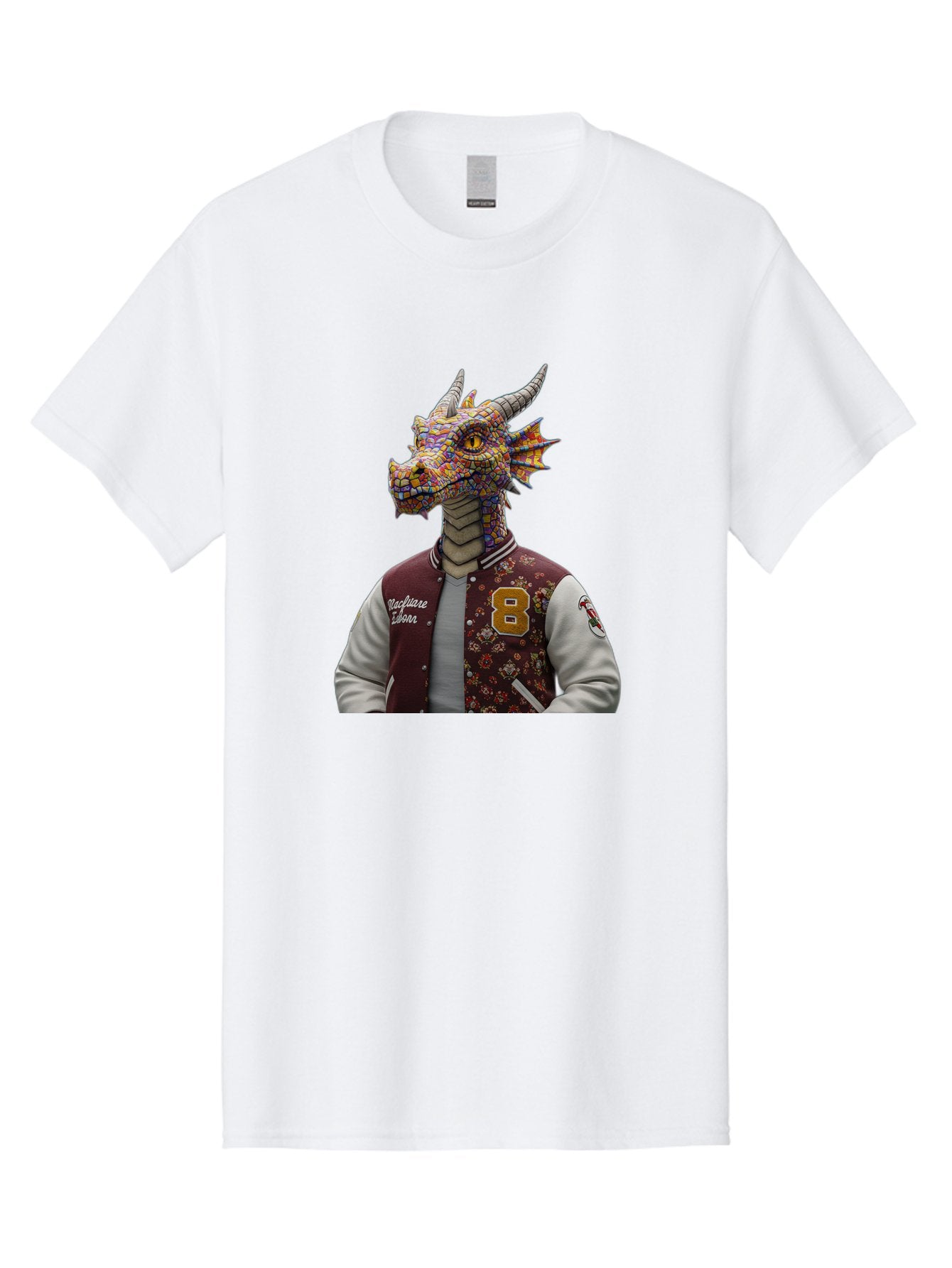 8-Dragon-Jacket Men'S Graphic Tee, 100% Cotton, Comfortable Casual Summer Wear, Machine Washable, Vintage Camera, Old Camera, Antique Camera, Black Camera, Classic Photography, Photography Equipment, Nostalgic Device, Film Camera, Camera Art Baj904 11