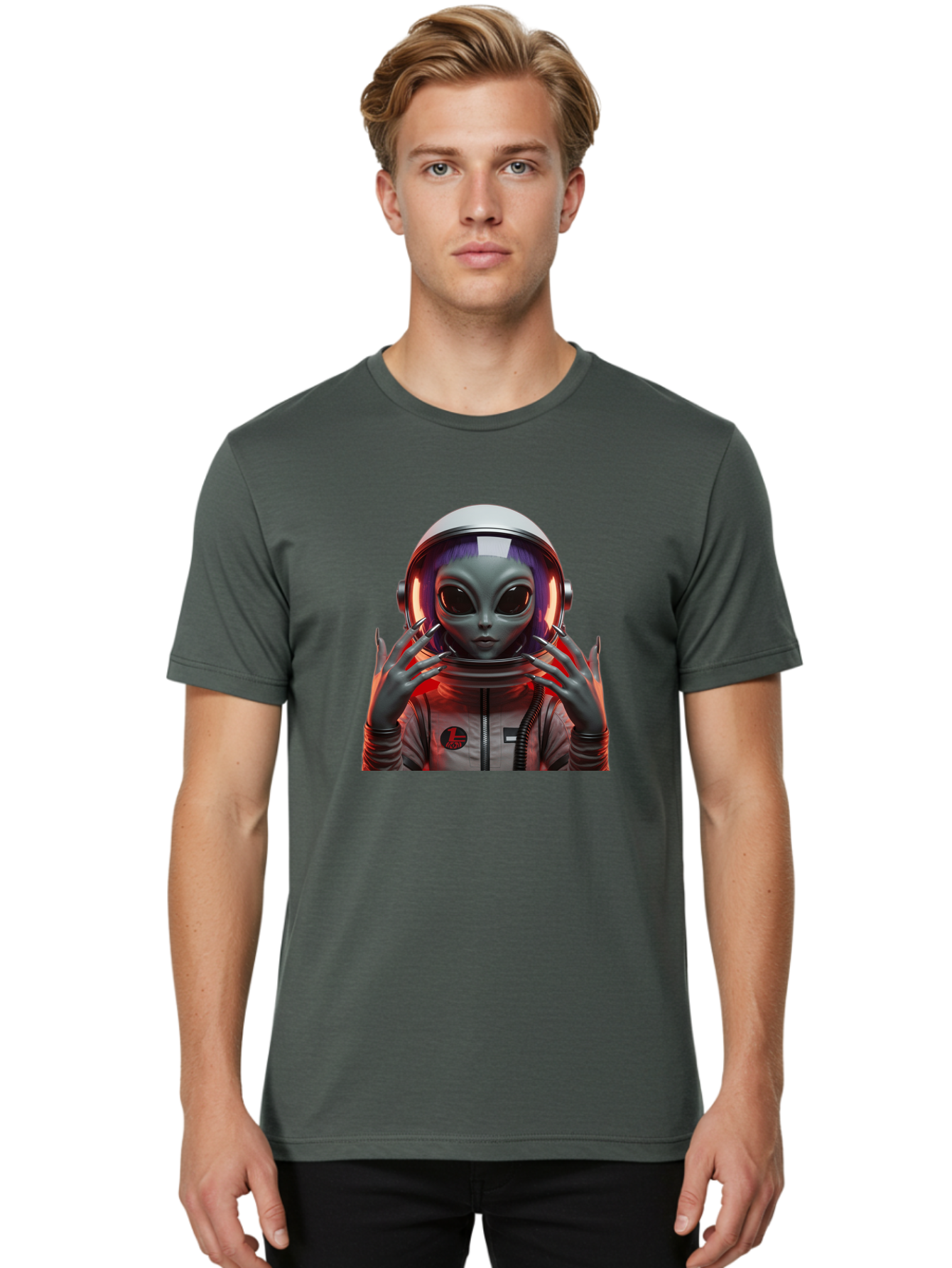 Alien-Astronaut Men'S Graphic Tee, 100% Cotton, Comfortable Casual Summer Wear, Machine Washable, Vintage Camera, Old Camera, Antique Camera, Black Camera, Classic Photography, Photography Equipment, Nostalgic Device, Film Camera, Camera Art Baj908 16