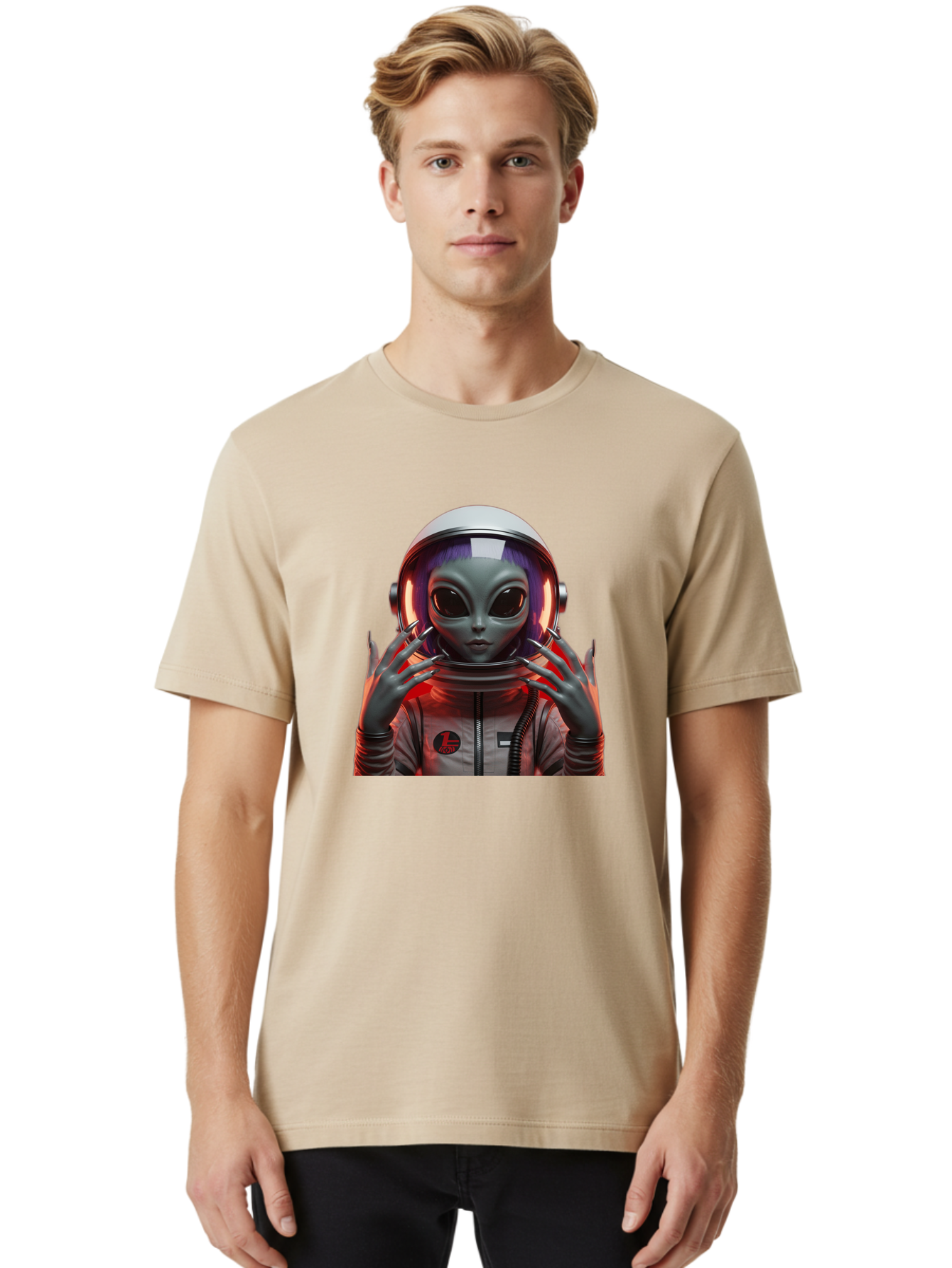 Alien-Astronaut Men'S Graphic Tee, 100% Cotton, Comfortable Casual Summer Wear, Machine Washable, Vintage Camera, Old Camera, Antique Camera, Black Camera, Classic Photography, Photography Equipment, Nostalgic Device, Film Camera, Camera Art Baj908 30