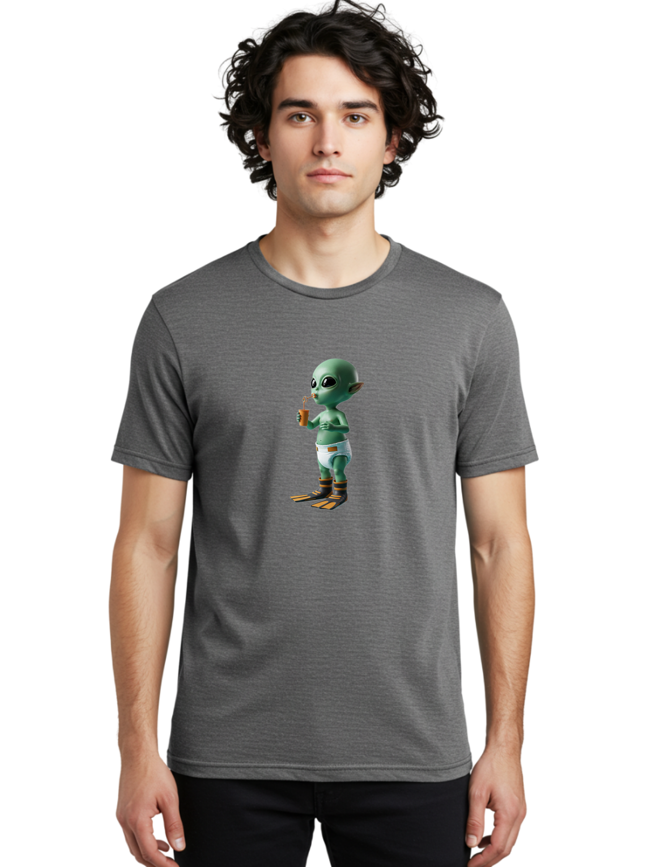 Alien-Baby-3 Men'S Graphic Tee, 100% Cotton, Comfortable Casual Summer Wear, Machine Washable, Vintage Camera, Old Camera, Antique Camera, Black Camera, Classic Photography, Photography Equipment, Nostalgic Device, Film Camera, Camera Art Baj911 12