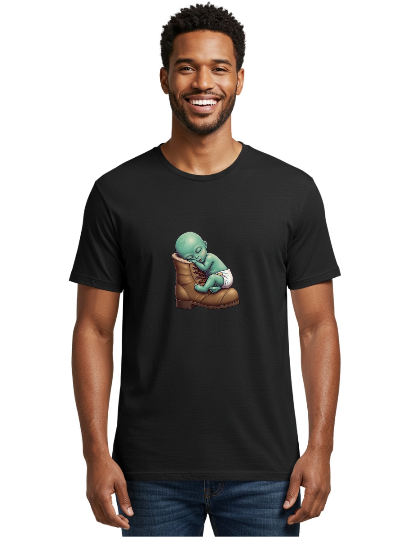 Alien-Baby-Boot Men'S Graphic Tee, 100% Cotton, Comfortable Casual Summer Wear, Machine Washable, Vintage Camera, Old Camera, Antique Camera, Black Camera, Classic Photography, Photography Equipment, Nostalgic Device, Film Camera, Camera Art Baj912 30