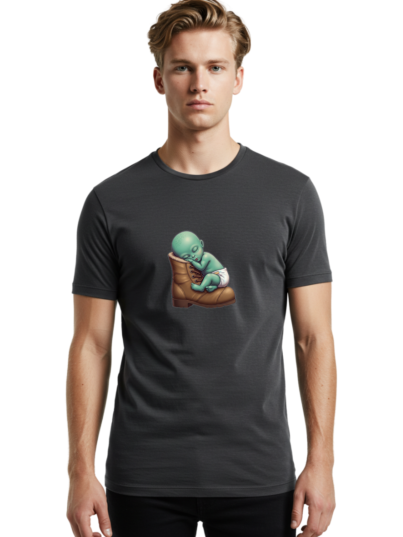 Alien-Baby-Boot Men'S Graphic Tee, 100% Cotton, Comfortable Casual Summer Wear, Machine Washable, Vintage Camera, Old Camera, Antique Camera, Black Camera, Classic Photography, Photography Equipment, Nostalgic Device, Film Camera, Camera Art Baj912 30