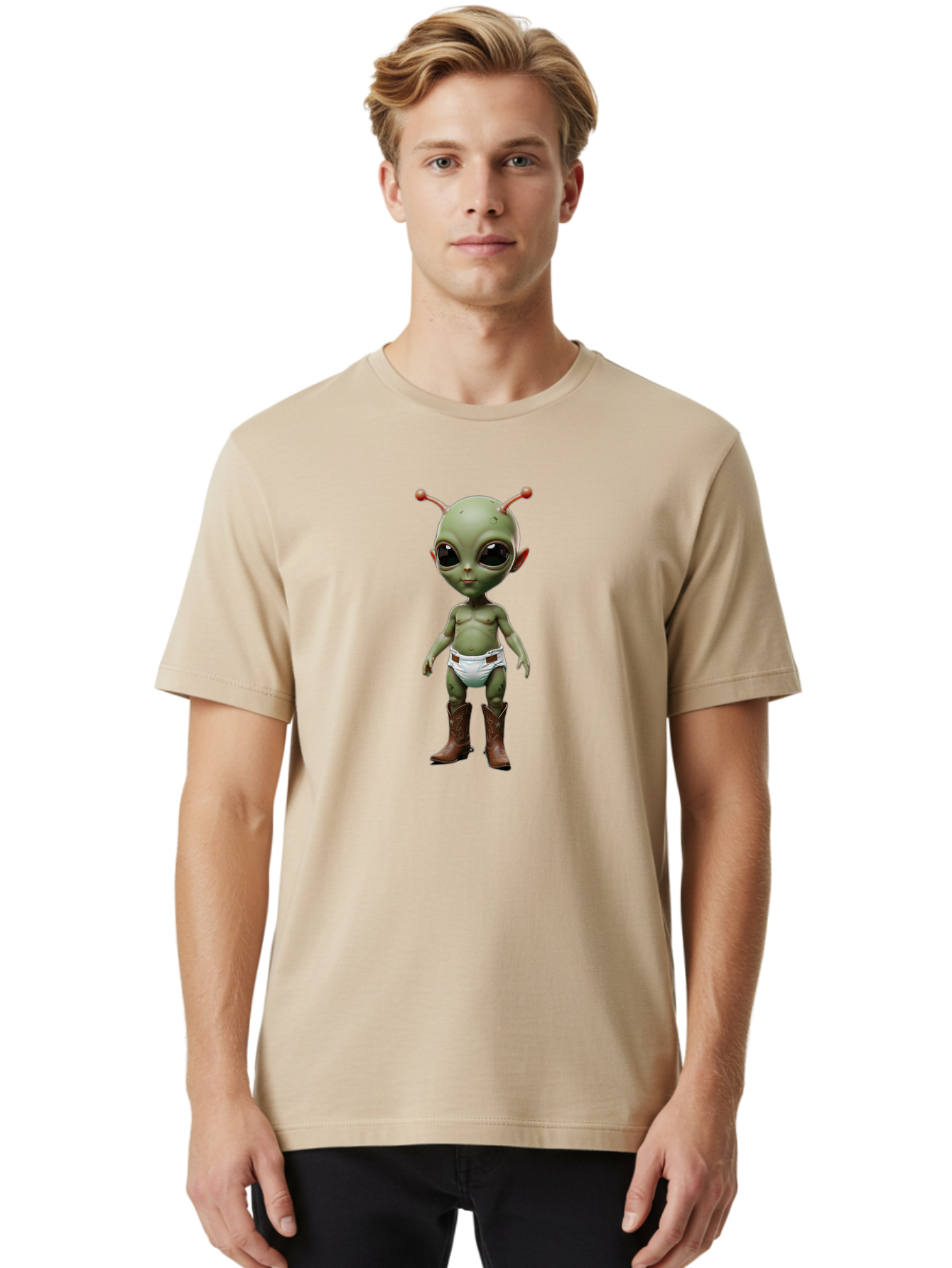 Alien-Baby-Cowboy Men'S Graphic Tee, 100% Cotton, Comfortable Casual Summer Wear, Machine Washable, Vintage Camera, Old Camera, Antique Camera, Black Camera, Classic Photography, Photography Equipment, Nostalgic Device, Film Camera, Camera Art Baj913 6