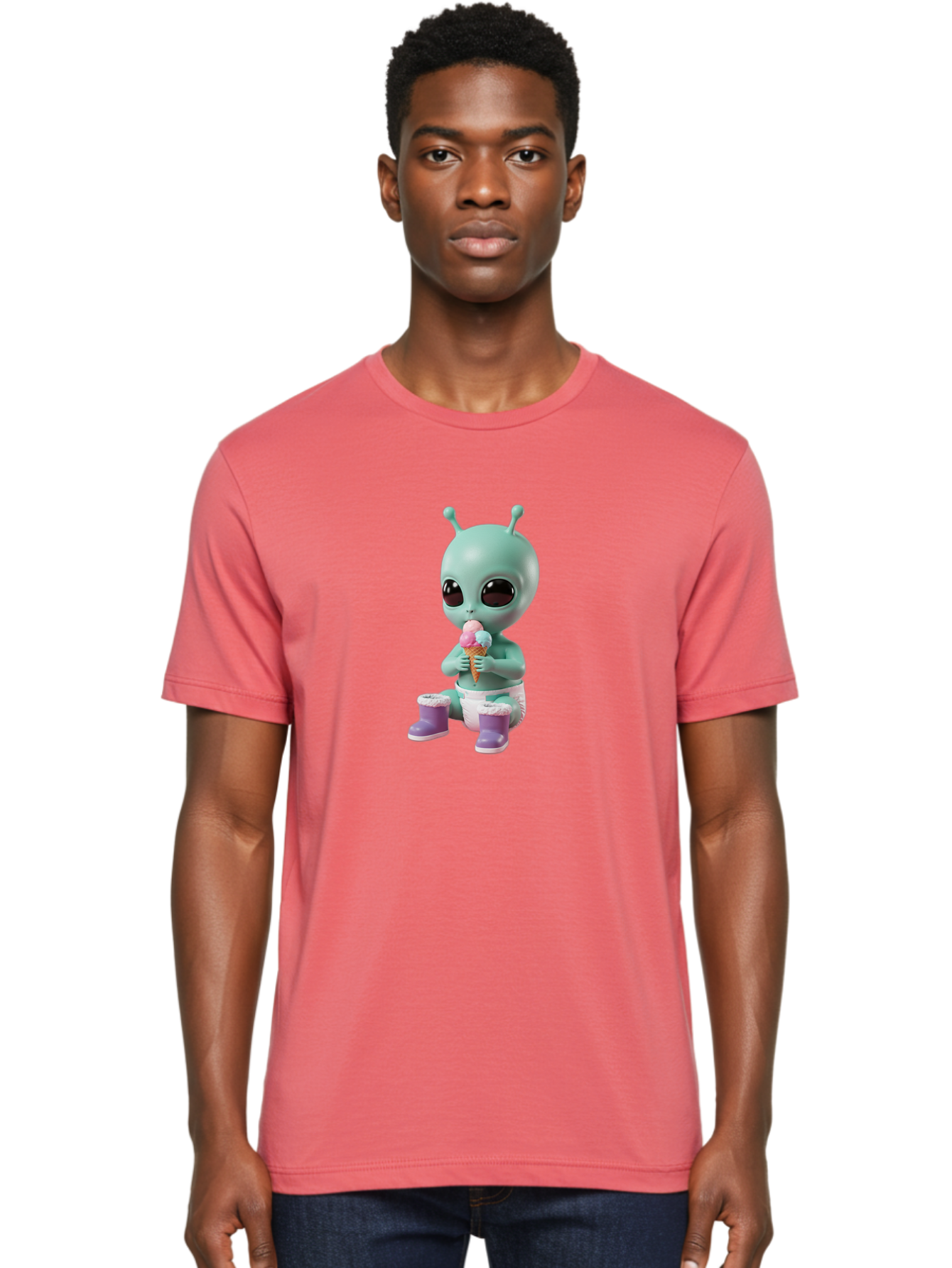 Alien-Eating-Ice-Cream Men'S Graphic Tee, 100% Cotton, Comfortable Casual Summer Wear, Machine Washable, Vintage Camera, Old Camera, Antique Camera, Black Camera, Classic Photography, Photography Equipment, Nostalgic Device, Film Camera, Baj916 12
