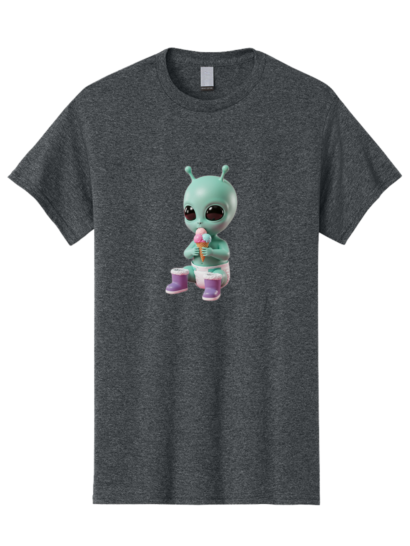 Alien-Eating-Ice-Cream Men'S Graphic Tee, 100% Cotton, Comfortable Casual Summer Wear, Machine Washable, Vintage Camera, Old Camera, Antique Camera, Black Camera, Classic Photography, Photography Equipment, Nostalgic Device, Film Camera, Baj916 25