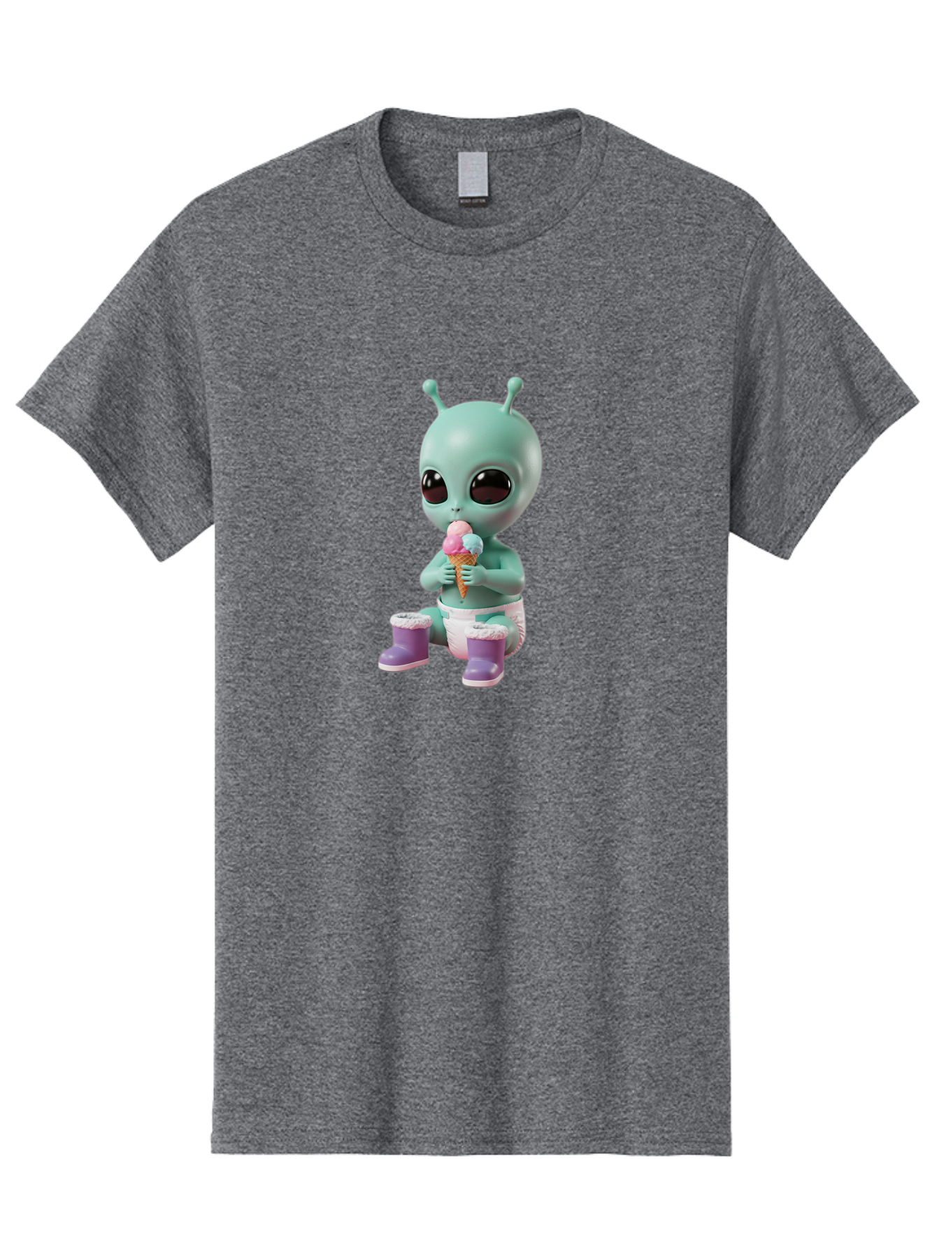 Alien-Eating-Ice-Cream Men'S Graphic Tee, 100% Cotton, Comfortable Casual Summer Wear, Machine Washable, Vintage Camera, Old Camera, Antique Camera, Black Camera, Classic Photography, Photography Equipment, Nostalgic Device, Film Camera, Baj916