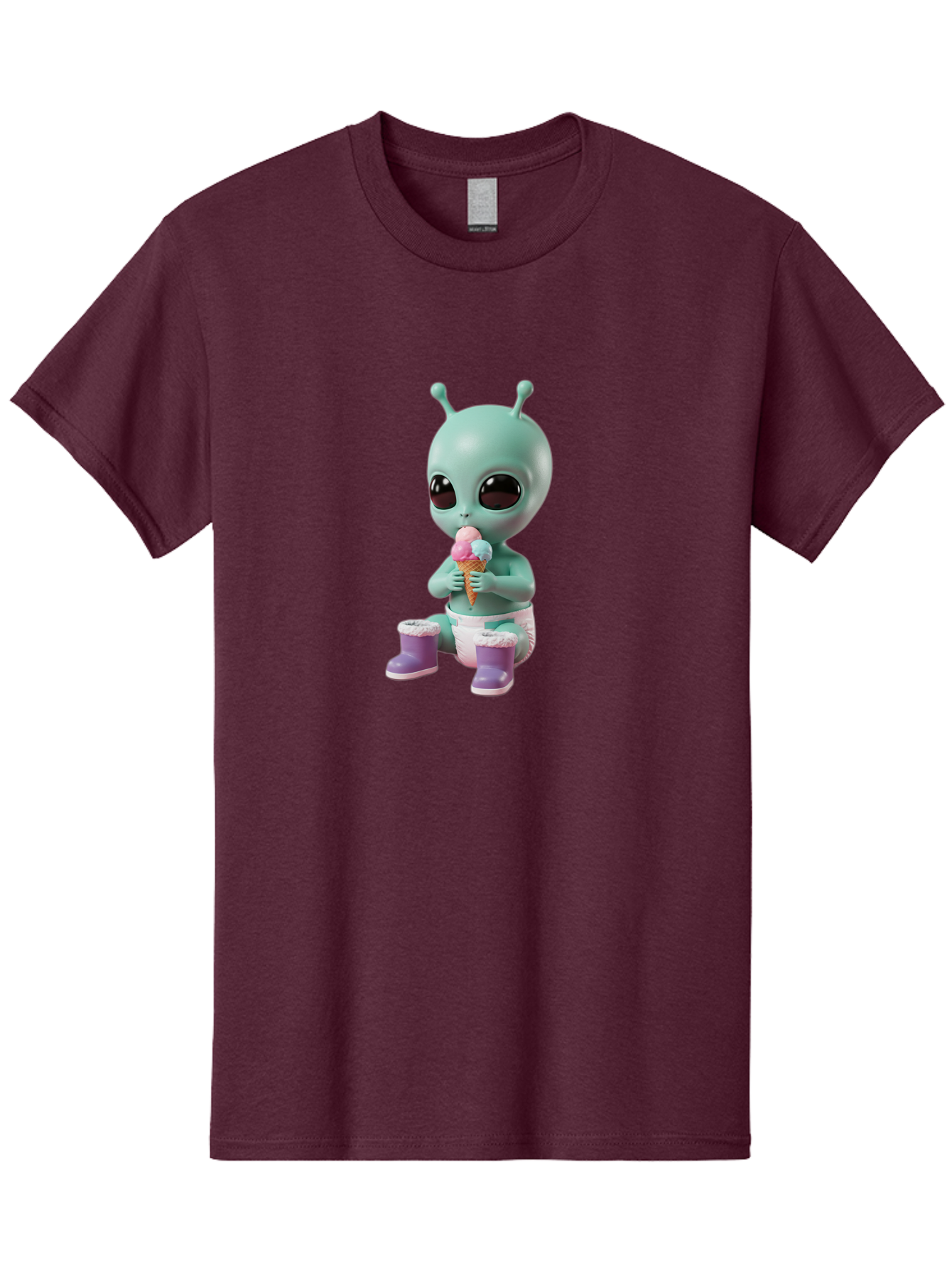 Alien-Eating-Ice-Cream Men'S Graphic Tee, 100% Cotton, Comfortable Casual Summer Wear, Machine Washable, Vintage Camera, Old Camera, Antique Camera, Black Camera, Classic Photography, Photography Equipment, Nostalgic Device, Film Camera, Baj916 5