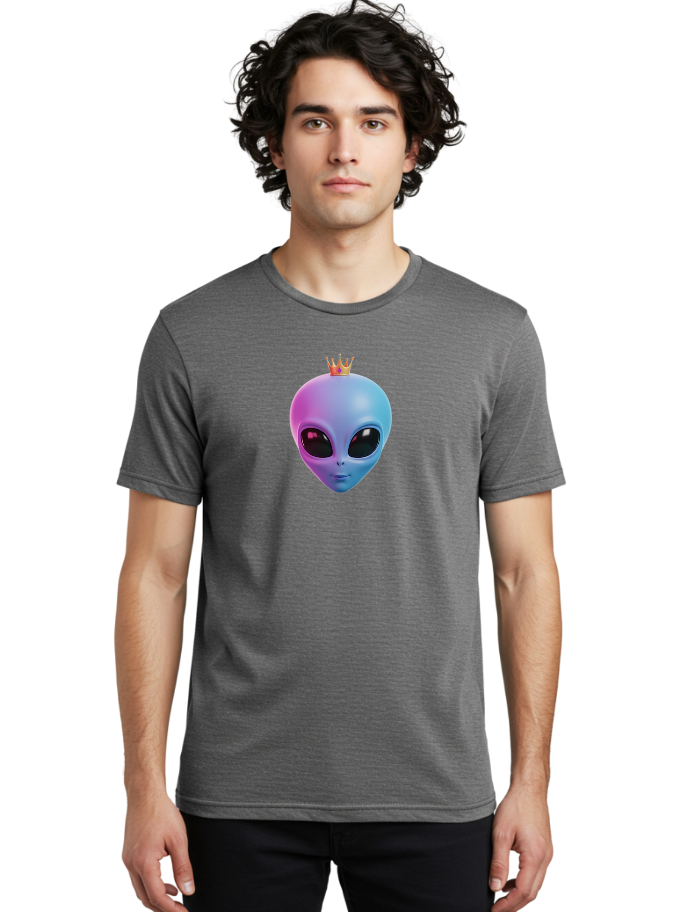 Alien-Head-With-Crown Men'S Graphic Tee, 100% Cotton, Comfortable Casual Summer Wear, Machine Washable, Vintage Camera, Old Camera, Antique Camera, Black Camera, Classic Photography, Photography Equipment, Nostalgic Device, Film Camera, Baj918 24