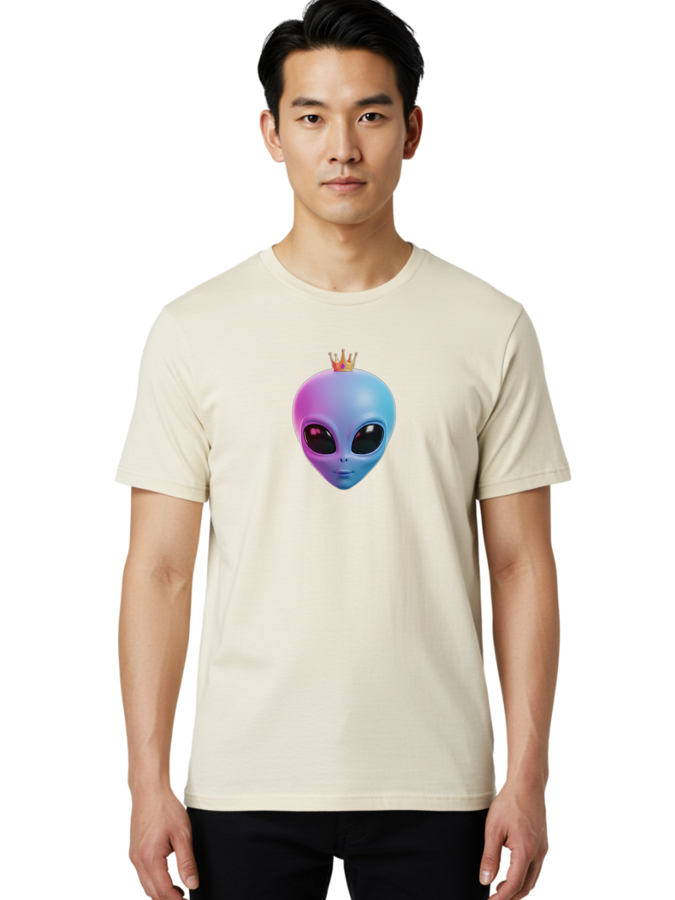 Alien-Head-With-Crown Men'S Graphic Tee, 100% Cotton, Comfortable Casual Summer Wear, Machine Washable, Vintage Camera, Old Camera, Antique Camera, Black Camera, Classic Photography, Photography Equipment, Nostalgic Device, Film Camera, Baj918 12