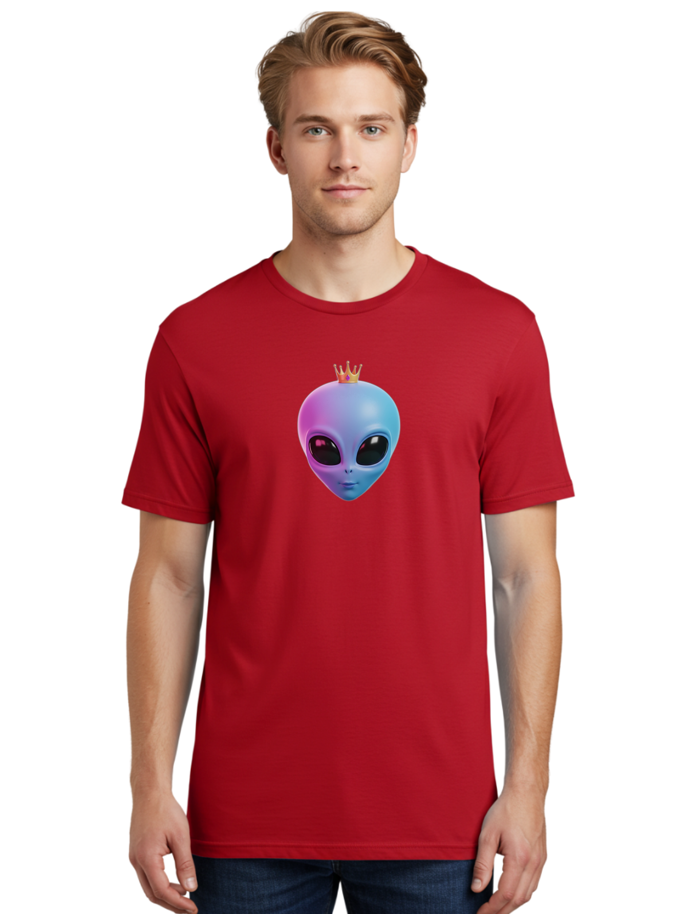 Alien-Head-With-Crown Men'S Graphic Tee, 100% Cotton, Comfortable Casual Summer Wear, Machine Washable, Vintage Camera, Old Camera, Antique Camera, Black Camera, Classic Photography, Photography Equipment, Nostalgic Device, Film Camera, Baj918 18