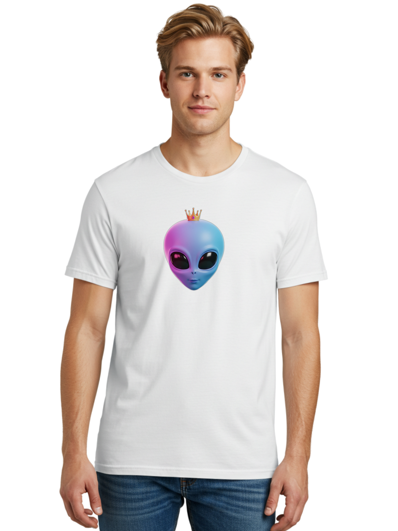 Alien-Head-With-Crown Men'S Graphic Tee, 100% Cotton, Comfortable Casual Summer Wear, Machine Washable, Vintage Camera, Old Camera, Antique Camera, Black Camera, Classic Photography, Photography Equipment, Nostalgic Device, Film Camera, Baj918 8