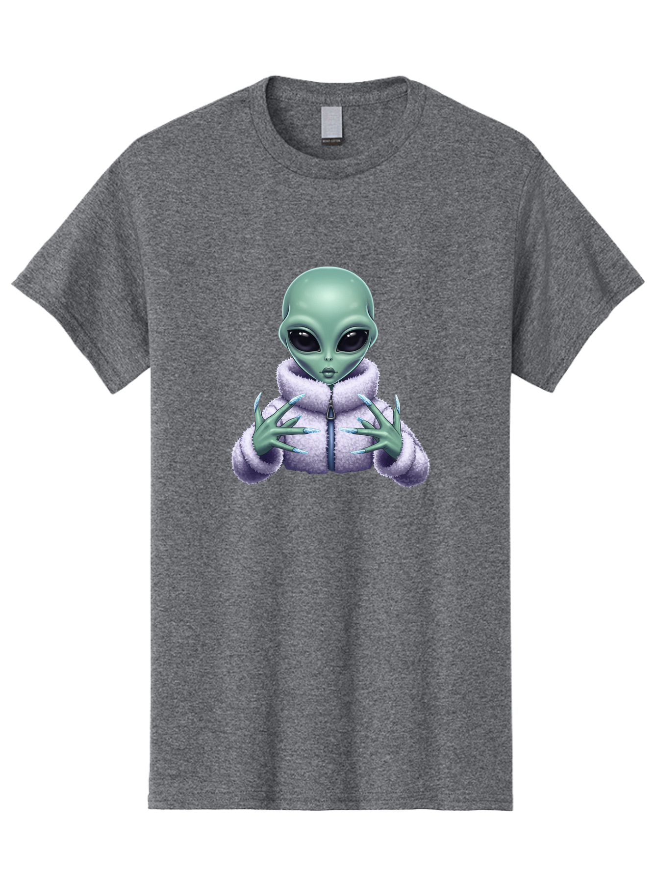 Alien-In-Sherpa-Jacket Men'S Graphic Tee, 100% Cotton, Comfortable Casual Summer Wear, Machine Washable, Vintage Camera, Old Camera, Antique Camera, Black Camera, Classic Photography, Photography Equipment, Nostalgic Device, Film Camera, Baj920 29