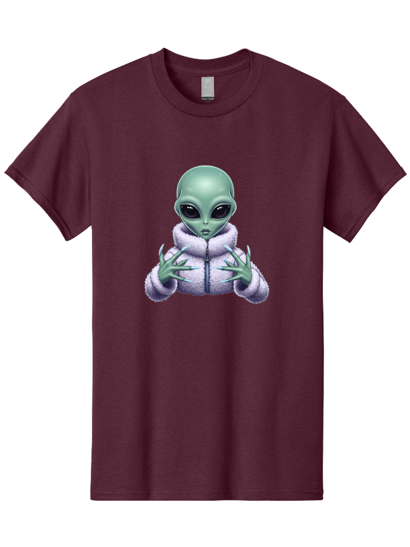 Alien-In-Sherpa-Jacket Men'S Graphic Tee, 100% Cotton, Comfortable Casual Summer Wear, Machine Washable, Vintage Camera, Old Camera, Antique Camera, Black Camera, Classic Photography, Photography Equipment, Nostalgic Device, Film Camera, Baj920 19