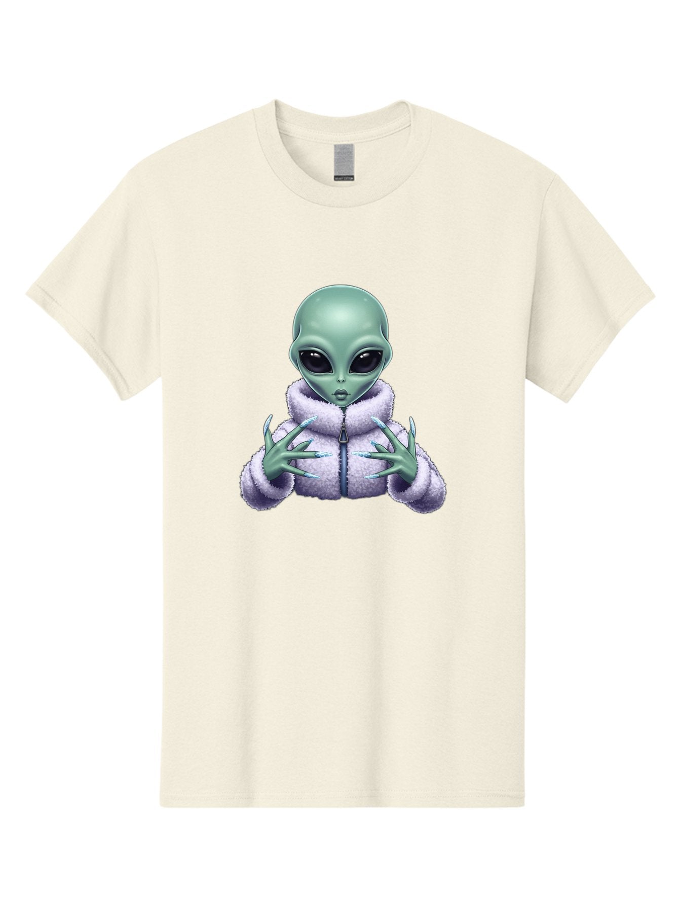 Alien-In-Sherpa-Jacket Men'S Graphic Tee, 100% Cotton, Comfortable Casual Summer Wear, Machine Washable, Vintage Camera, Old Camera, Antique Camera, Black Camera, Classic Photography, Photography Equipment, Nostalgic Device, Film Camera, Baj920 15