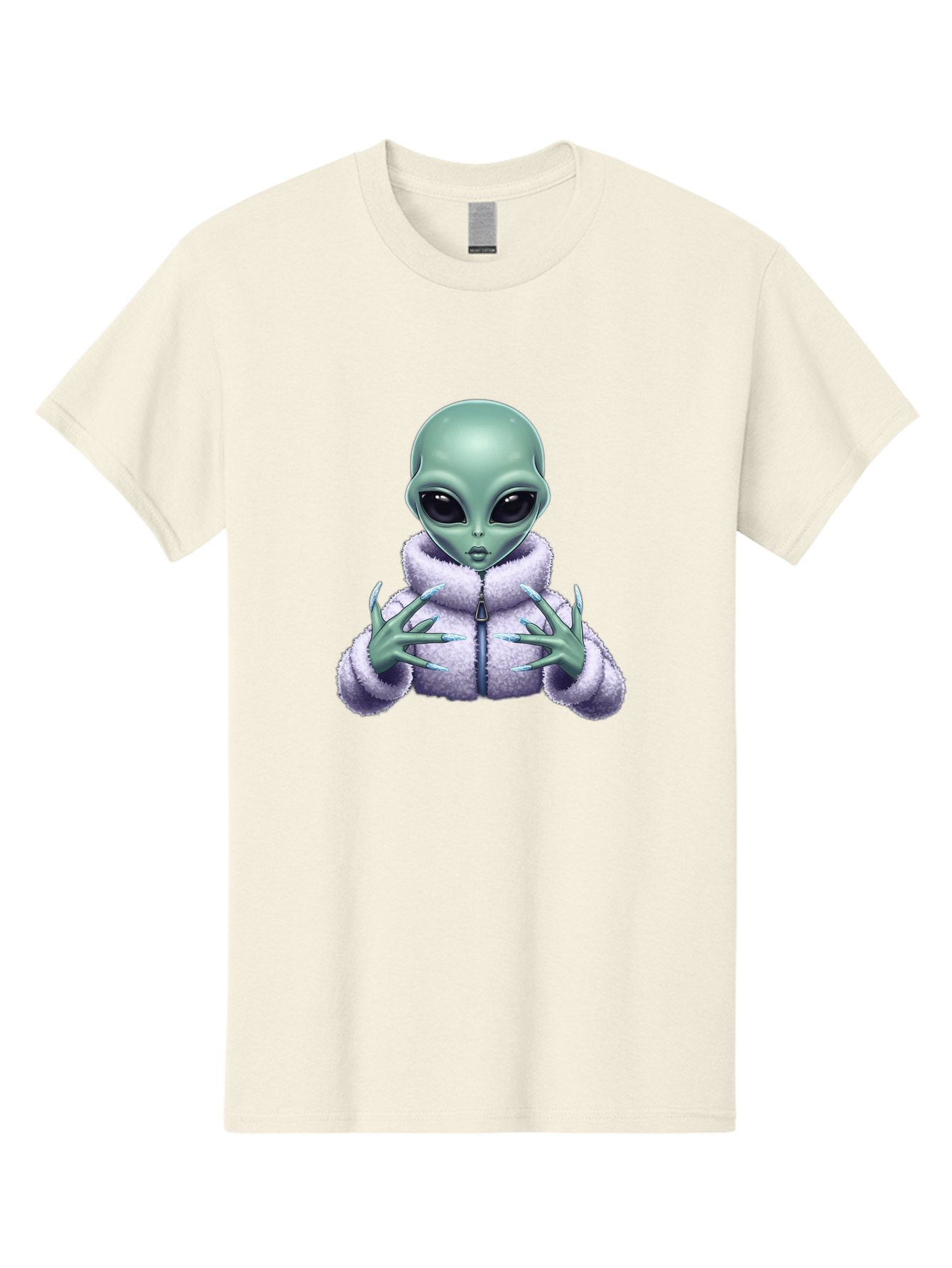 Alien-In-Sherpa-Jacket Men'S Graphic Tee, 100% Cotton, Comfortable Casual Summer Wear, Machine Washable, Vintage Camera, Old Camera, Antique Camera, Black Camera, Classic Photography, Photography Equipment, Nostalgic Device, Film Camera, Baj920