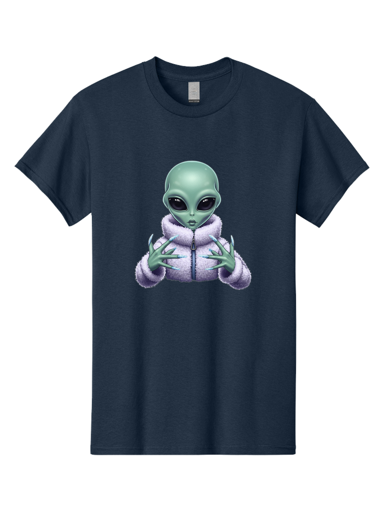 Alien-In-Sherpa-Jacket Men'S Graphic Tee, 100% Cotton, Comfortable Casual Summer Wear, Machine Washable, Vintage Camera, Old Camera, Antique Camera, Black Camera, Classic Photography, Photography Equipment, Nostalgic Device, Film Camera, Baj920 25