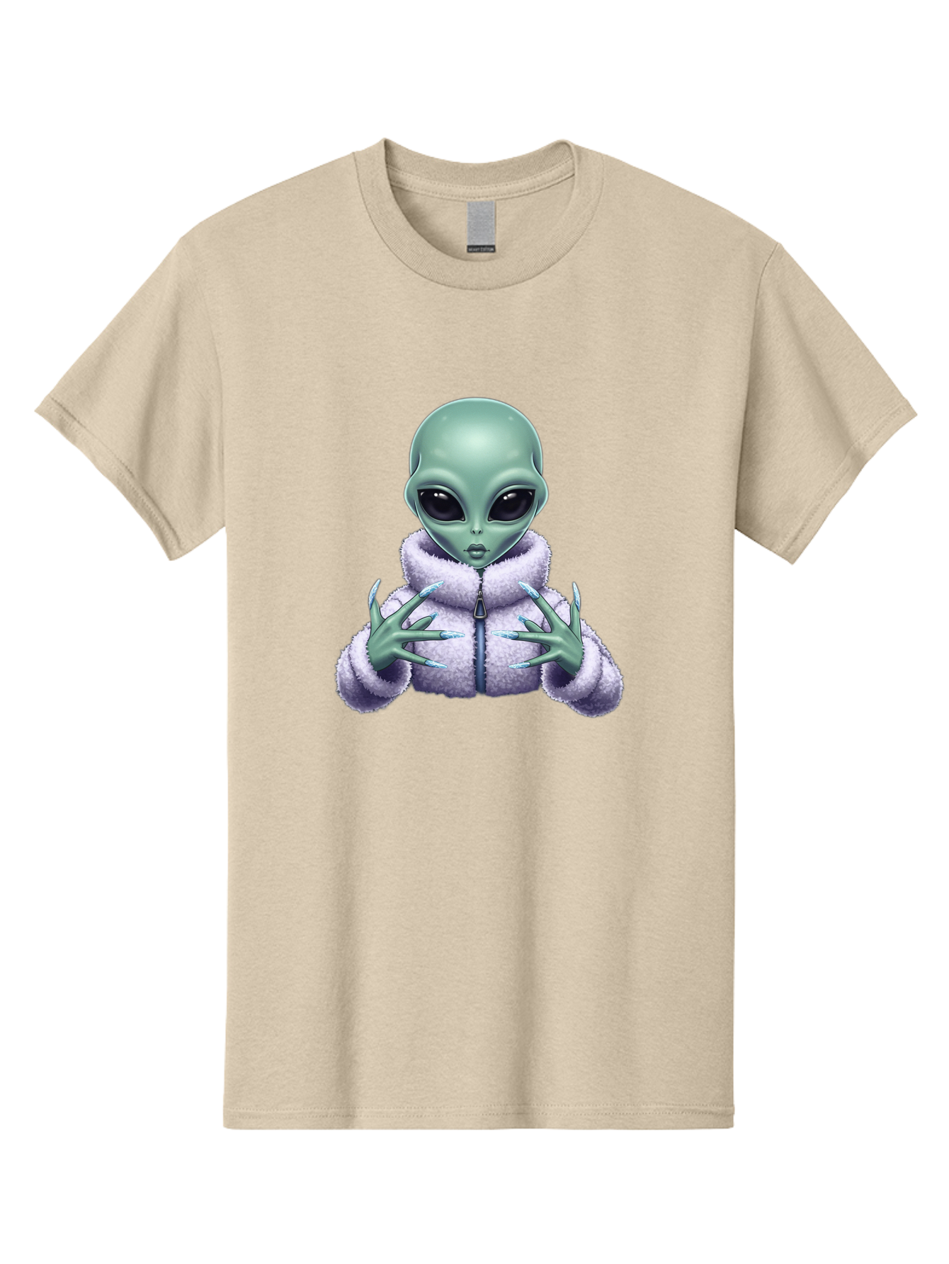 Alien-In-Sherpa-Jacket Men'S Graphic Tee, 100% Cotton, Comfortable Casual Summer Wear, Machine Washable, Vintage Camera, Old Camera, Antique Camera, Black Camera, Classic Photography, Photography Equipment, Nostalgic Device, Film Camera, Baj920 5