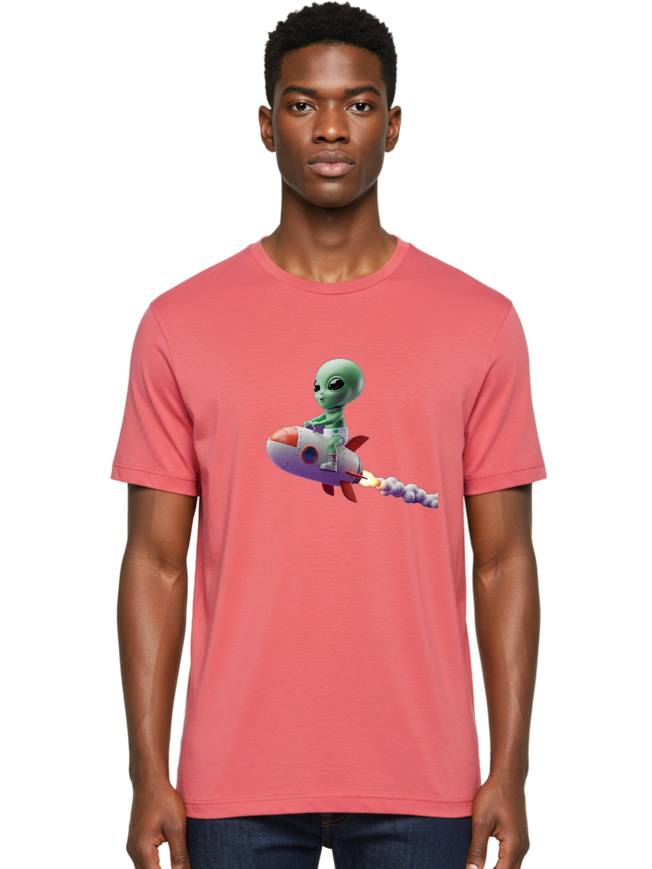 Alien-On-Rocket Men'S Graphic Tee, 100% Cotton, Comfortable Casual Summer Wear, Machine Washable, Vintage Camera, Old Camera, Antique Camera, Black Camera, Classic Photography, Photography Equipment, Nostalgic Device, Film Camera, Camera Art Baj922 6