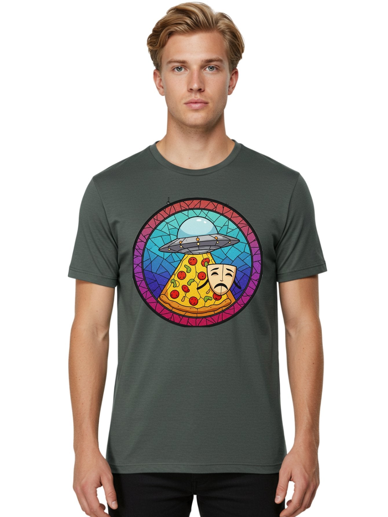 Alien-Pizza Men'S Graphic Tee, 100% Cotton, Comfortable Casual Summer Wear, Machine Washable, Vintage Camera, Old Camera, Antique Camera, Black Camera, Classic Photography, Photography Equipment, Nostalgic Device, Film Camera, Camera Art Baj924 26