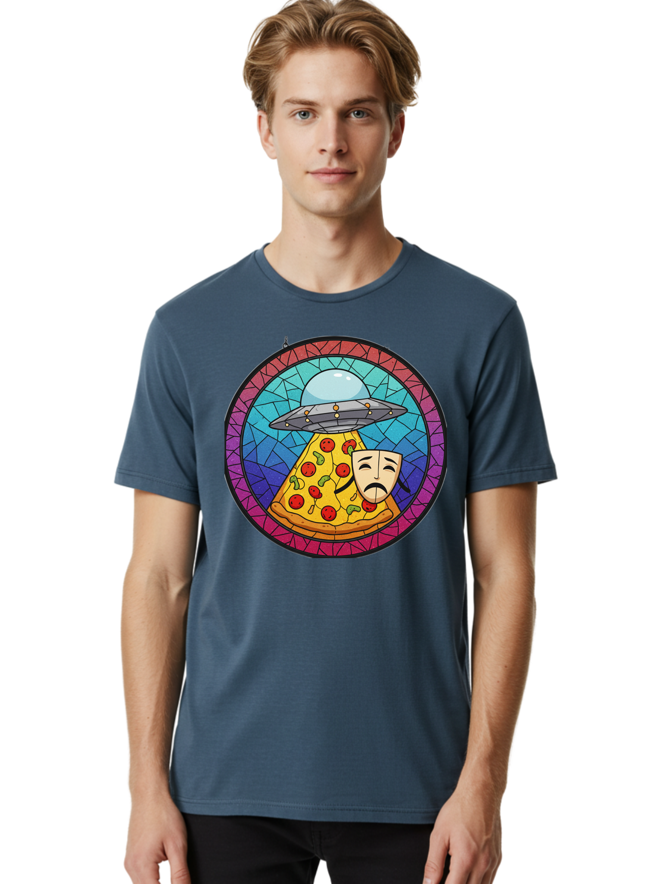 Alien-Pizza Men'S Graphic Tee, 100% Cotton, Comfortable Casual Summer Wear, Machine Washable, Vintage Camera, Old Camera, Antique Camera, Black Camera, Classic Photography, Photography Equipment, Nostalgic Device, Film Camera, Camera Art Baj924 4