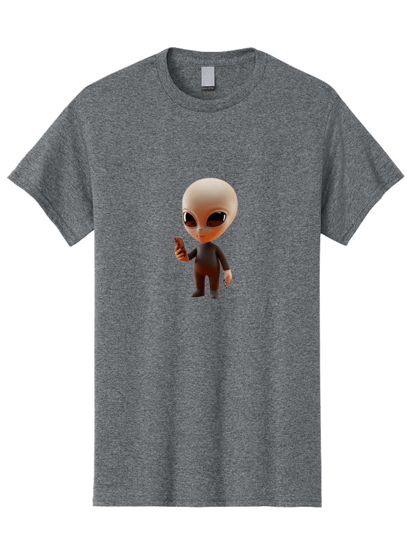 Alien-With-Smartphone Men'S Graphic Tee, 100% Cotton, Comfortable Casual Summer Wear, Machine Washable, Vintage Camera, Old Camera, Antique Camera, Black Camera, Classic Photography, Photography Equipment, Nostalgic Device, Film Camera, Baj927 17