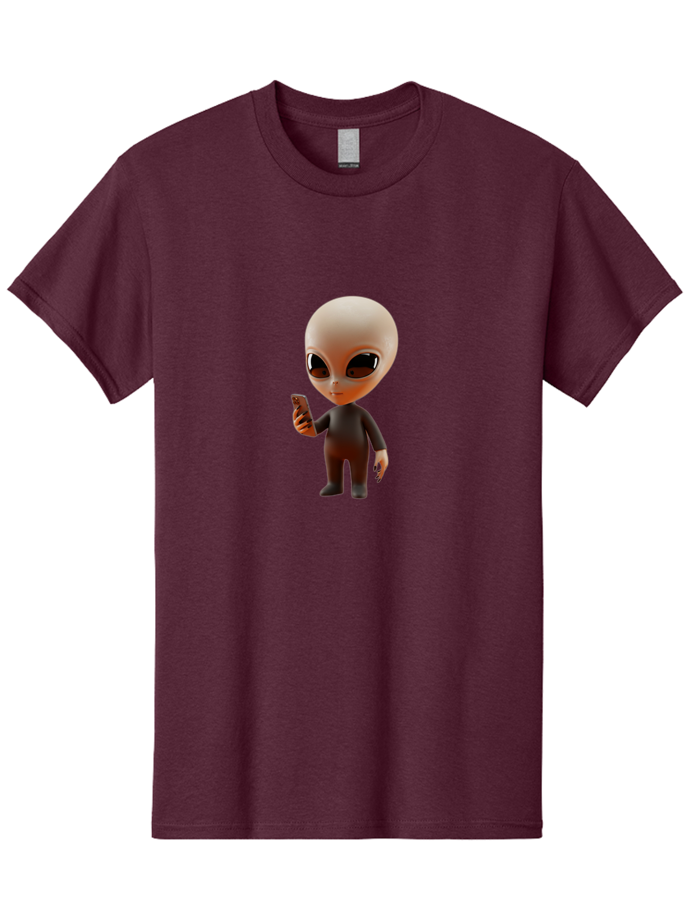 Alien-With-Smartphone Men'S Graphic Tee, 100% Cotton, Comfortable Casual Summer Wear, Machine Washable, Vintage Camera, Old Camera, Antique Camera, Black Camera, Classic Photography, Photography Equipment, Nostalgic Device, Film Camera, Baj927 5