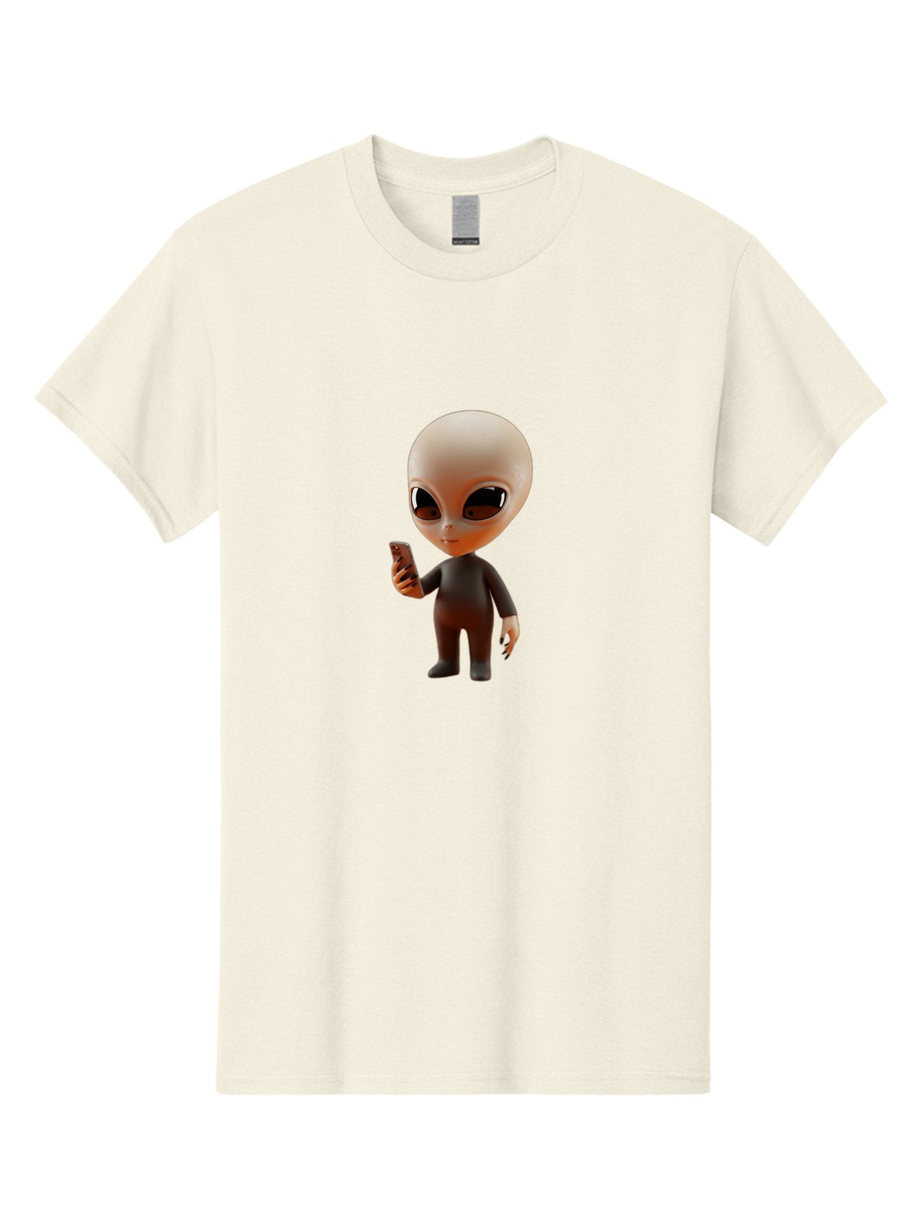 Alien-With-Smartphone Men'S Graphic Tee, 100% Cotton, Comfortable Casual Summer Wear, Machine Washable, Vintage Camera, Old Camera, Antique Camera, Black Camera, Classic Photography, Photography Equipment, Nostalgic Device, Film Camera, Baj927 13