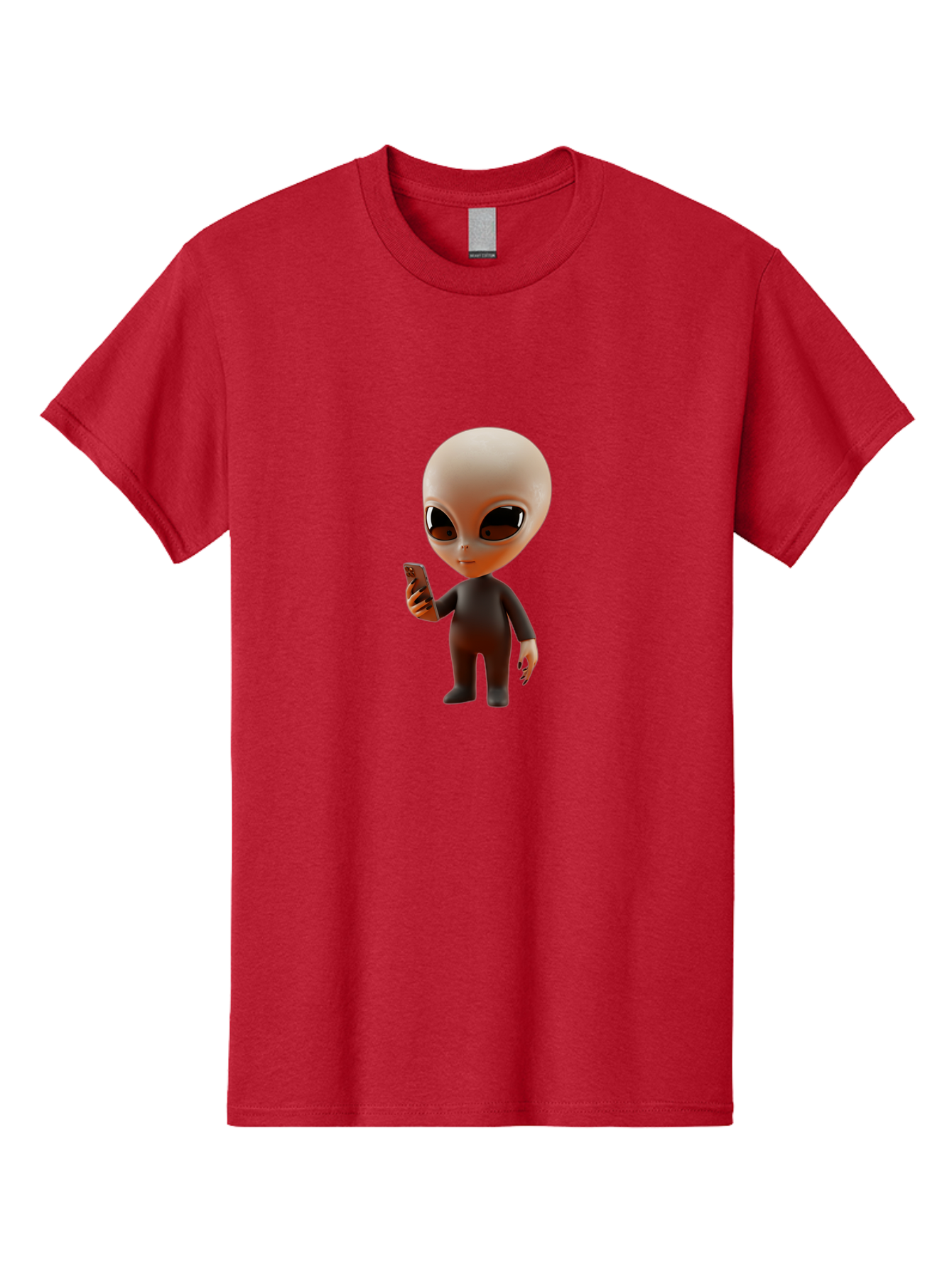 Alien-With-Smartphone Men'S Graphic Tee, 100% Cotton, Comfortable Casual Summer Wear, Machine Washable, Vintage Camera, Old Camera, Antique Camera, Black Camera, Classic Photography, Photography Equipment, Nostalgic Device, Film Camera, Baj927 13