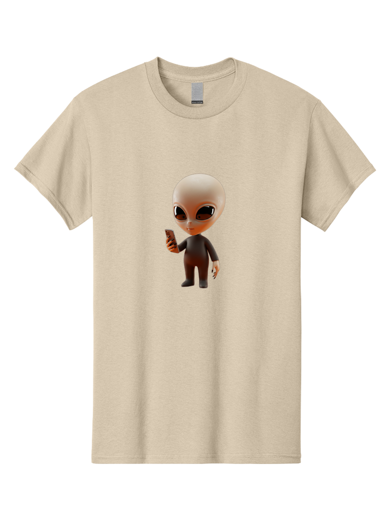 Alien-With-Smartphone Men'S Graphic Tee, 100% Cotton, Comfortable Casual Summer Wear, Machine Washable, Vintage Camera, Old Camera, Antique Camera, Black Camera, Classic Photography, Photography Equipment, Nostalgic Device, Film Camera, Baj927 7