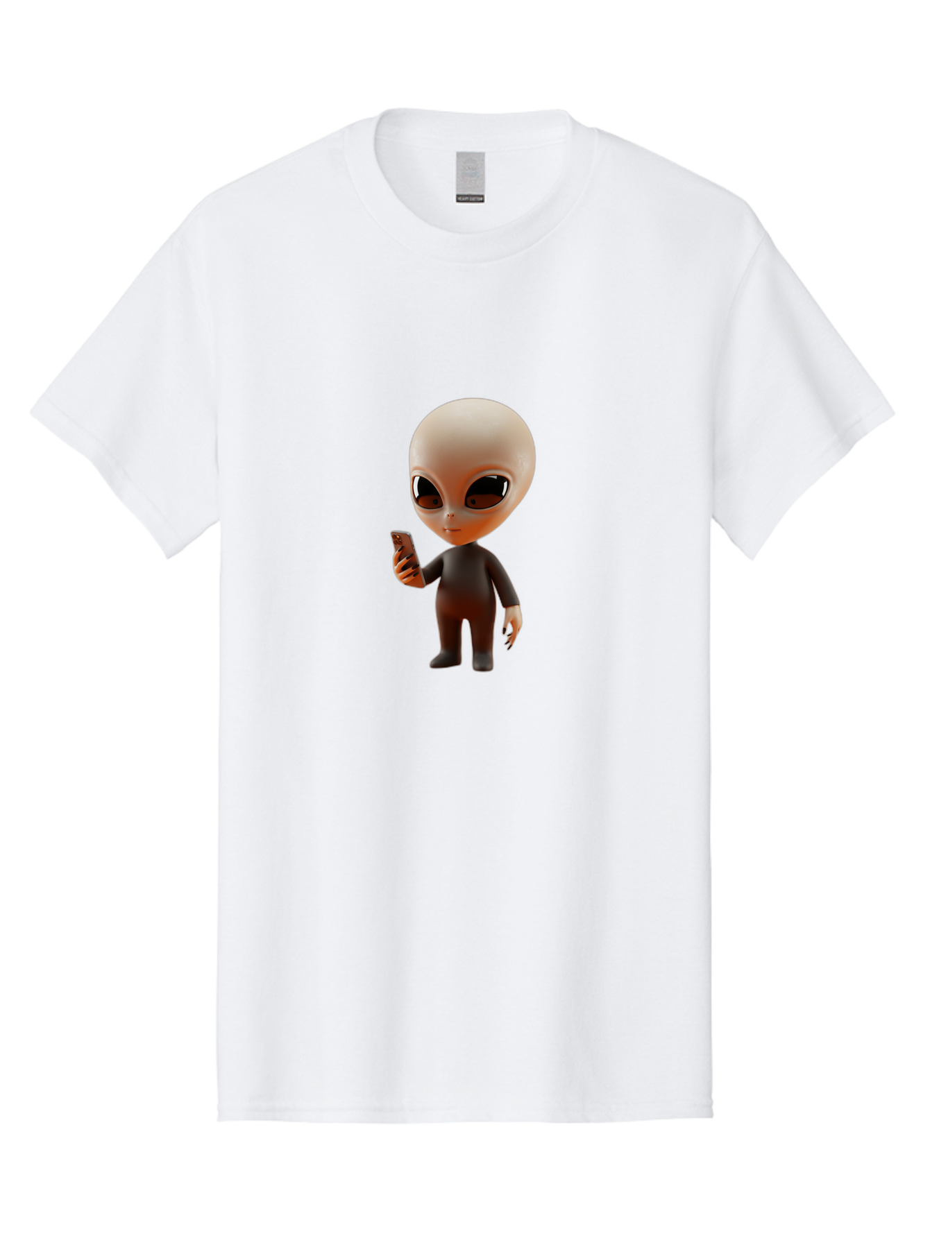 Alien-With-Smartphone Men'S Graphic Tee, 100% Cotton, Comfortable Casual Summer Wear, Machine Washable, Vintage Camera, Old Camera, Antique Camera, Black Camera, Classic Photography, Photography Equipment, Nostalgic Device, Film Camera, Baj927 9