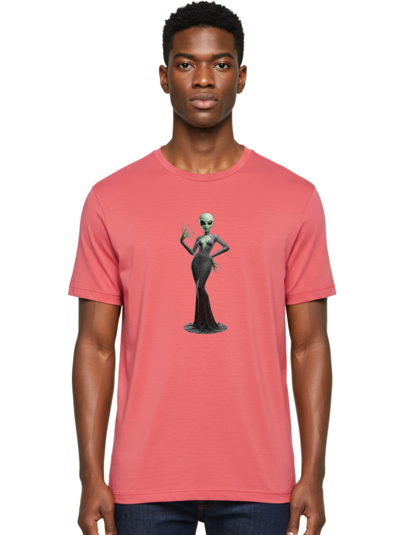 Alien-Woman-1 Men'S Graphic Tee, 100% Cotton, Comfortable Casual Summer Wear, Machine Washable, Vintage Camera, Old Camera, Antique Camera, Black Camera, Classic Photography, Photography Equipment, Nostalgic Device, Film Camera, Camera Art Baj928 26