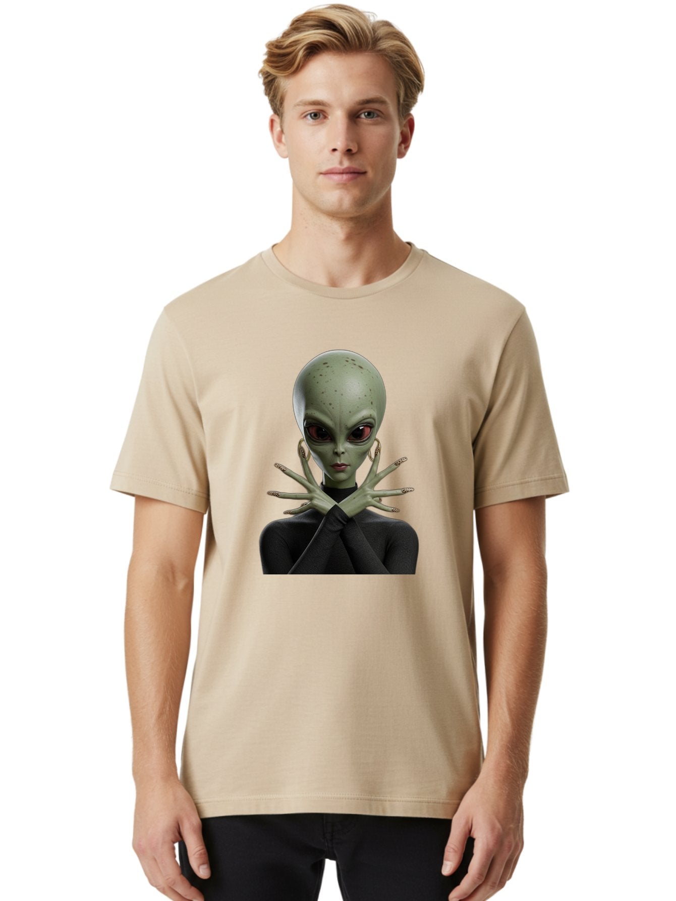 Alien-Woman Men'S Graphic Tee, 100% Cotton, Comfortable Casual Summer Wear, Machine Washable, Vintage Camera, Old Camera, Antique Camera, Black Camera, Classic Photography, Photography Equipment, Nostalgic Device, Film Camera, Camera Art Baj929 23