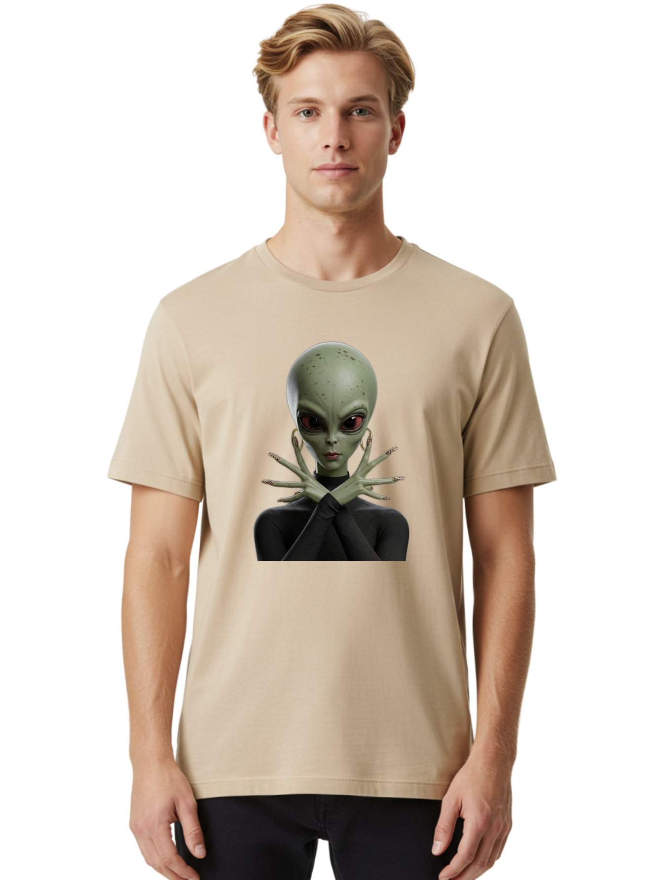 Alien-Woman Men'S Graphic Tee, 100% Cotton, Comfortable Casual Summer Wear, Machine Washable, Vintage Camera, Old Camera, Antique Camera, Black Camera, Classic Photography, Photography Equipment, Nostalgic Device, Film Camera, Camera Art Baj929 16