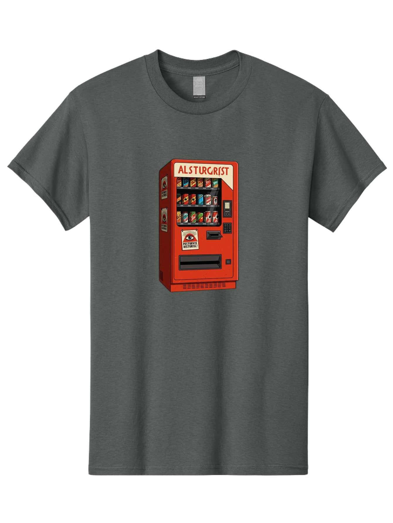 Alsturgrist-Vending-Machine Men'S Graphic Tee, 100% Cotton, Comfortable Casual Summer Wear, Machine Washable, Vintage Camera, Old Camera, Antique Camera, Black Camera, Classic Photography, Photography Equipment, Nostalgic Device, Film Camera, Baj933 10