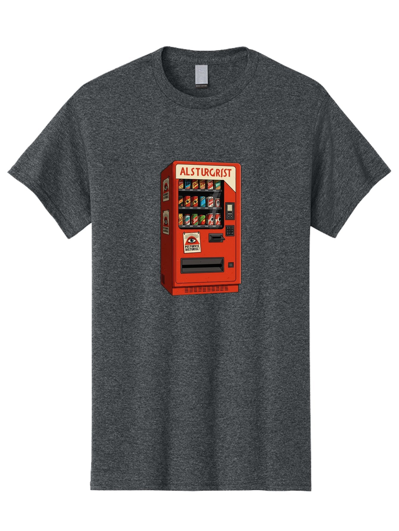 Alsturgrist-Vending-Machine Men'S Graphic Tee, 100% Cotton, Comfortable Casual Summer Wear, Machine Washable, Vintage Camera, Old Camera, Antique Camera, Black Camera, Classic Photography, Photography Equipment, Nostalgic Device, Film Camera, Baj933 11