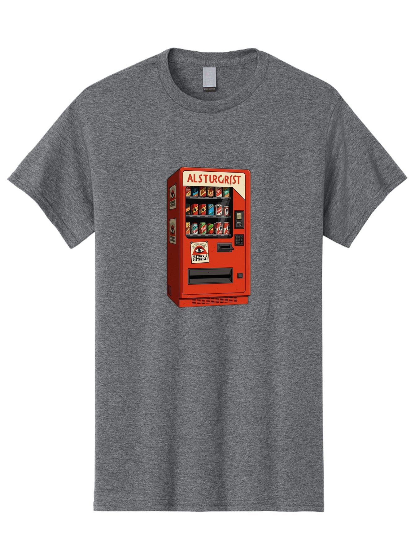 Alsturgrist-Vending-Machine Men'S Graphic Tee, 100% Cotton, Comfortable Casual Summer Wear, Machine Washable, Vintage Camera, Old Camera, Antique Camera, Black Camera, Classic Photography, Photography Equipment, Nostalgic Device, Film Camera, Baj933 12