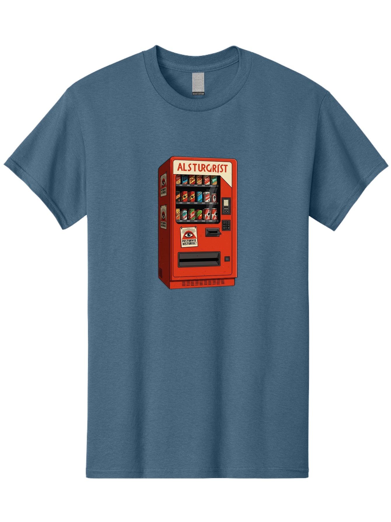 Alsturgrist-Vending-Machine Men'S Graphic Tee, 100% Cotton, Comfortable Casual Summer Wear, Machine Washable, Vintage Camera, Old Camera, Antique Camera, Black Camera, Classic Photography, Photography Equipment, Nostalgic Device, Film Camera, Baj933
