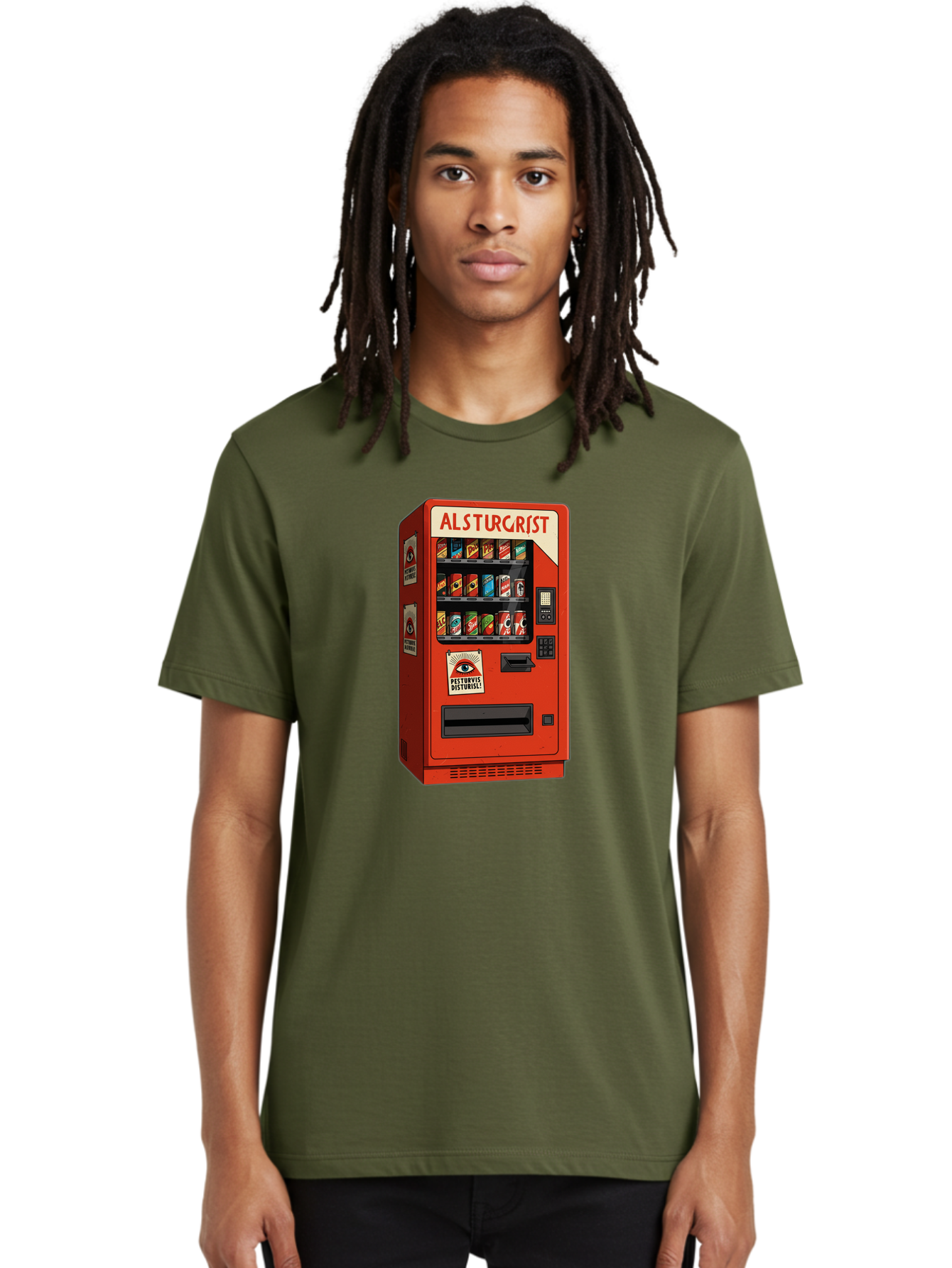Alsturgrist-Vending-Machine Men'S Graphic Tee, 100% Cotton, Comfortable Casual Summer Wear, Machine Washable, Vintage Camera, Old Camera, Antique Camera, Black Camera, Classic Photography, Photography Equipment, Nostalgic Device, Film Camera, Baj933 14