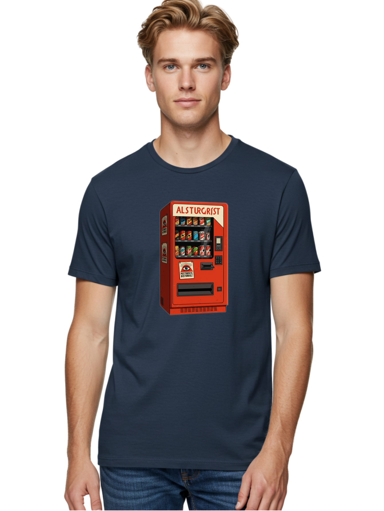 Alsturgrist-Vending-Machine Men'S Graphic Tee, 100% Cotton, Comfortable Casual Summer Wear, Machine Washable, Vintage Camera, Old Camera, Antique Camera, Black Camera, Classic Photography, Photography Equipment, Nostalgic Device, Film Camera, Baj933 4