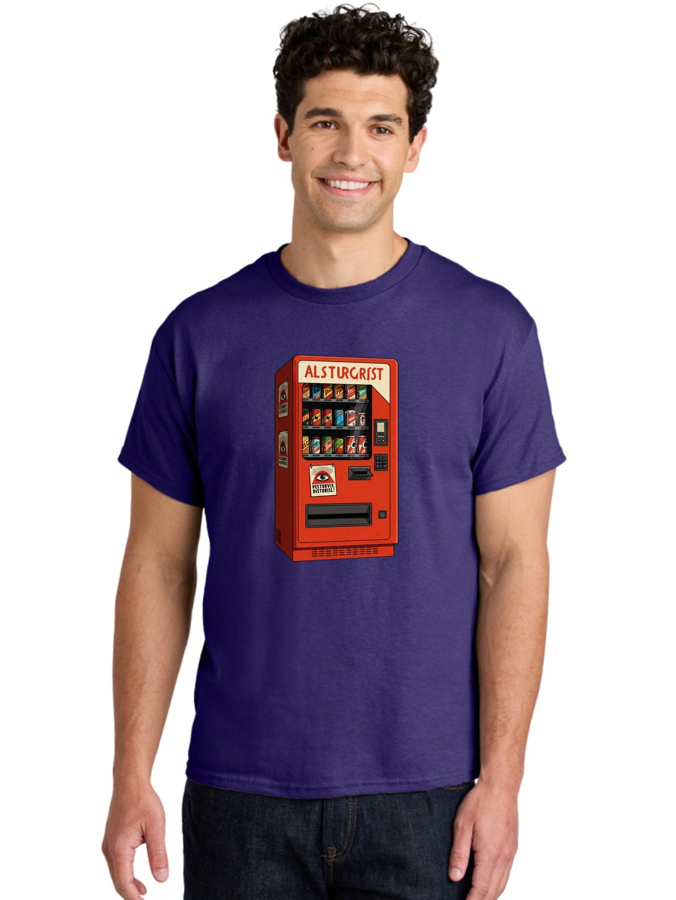 Alsturgrist-Vending-Machine Men'S Graphic Tee, 100% Cotton, Comfortable Casual Summer Wear, Machine Washable, Vintage Camera, Old Camera, Antique Camera, Black Camera, Classic Photography, Photography Equipment, Nostalgic Device, Film Camera, Baj933 21