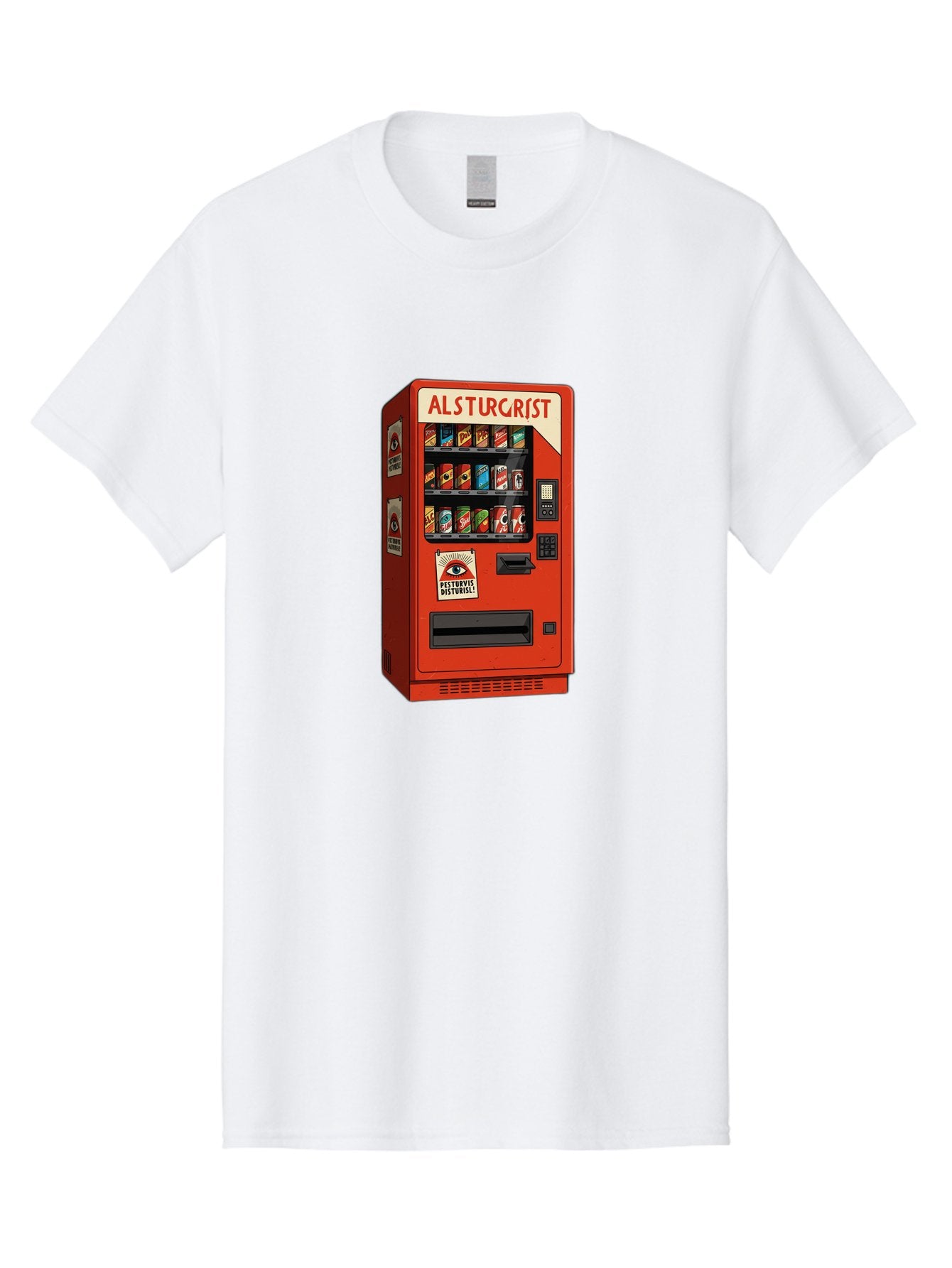 Alsturgrist-Vending-Machine Men'S Graphic Tee, 100% Cotton, Comfortable Casual Summer Wear, Machine Washable, Vintage Camera, Old Camera, Antique Camera, Black Camera, Classic Photography, Photography Equipment, Nostalgic Device, Film Camera, Baj933 15
