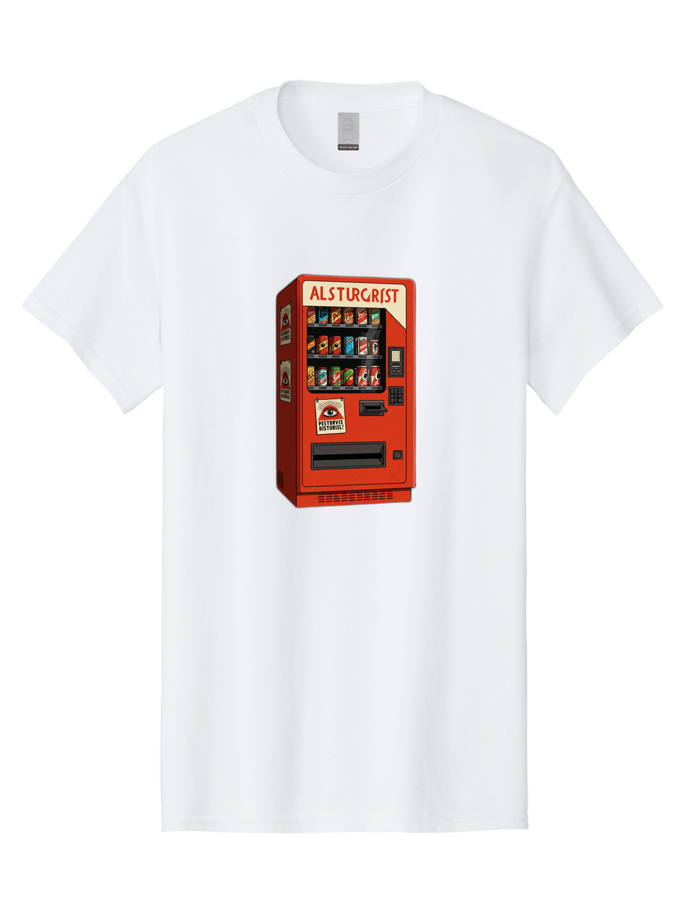 Alsturgrist-Vending-Machine Men'S Graphic Tee, 100% Cotton, Comfortable Casual Summer Wear, Machine Washable, Vintage Camera, Old Camera, Antique Camera, Black Camera, Classic Photography, Photography Equipment, Nostalgic Device, Film Camera, Baj933