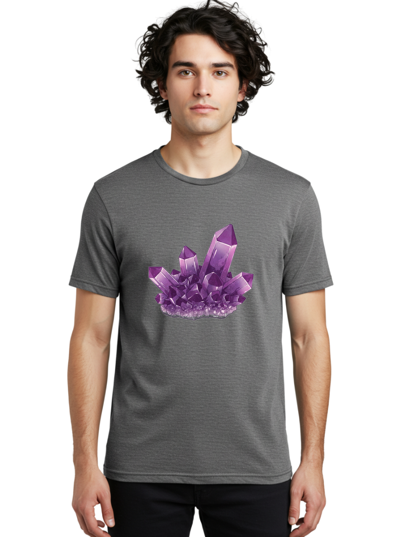 Amethyst-Cluster Men'S Graphic Tee, 100% Cotton, Comfortable Casual Summer Wear, Machine Washable, Vintage Camera, Old Camera, Antique Camera, Black Camera, Classic Photography, Photography Equipment, Nostalgic Device, Film Camera, Camera Art Baj934 16
