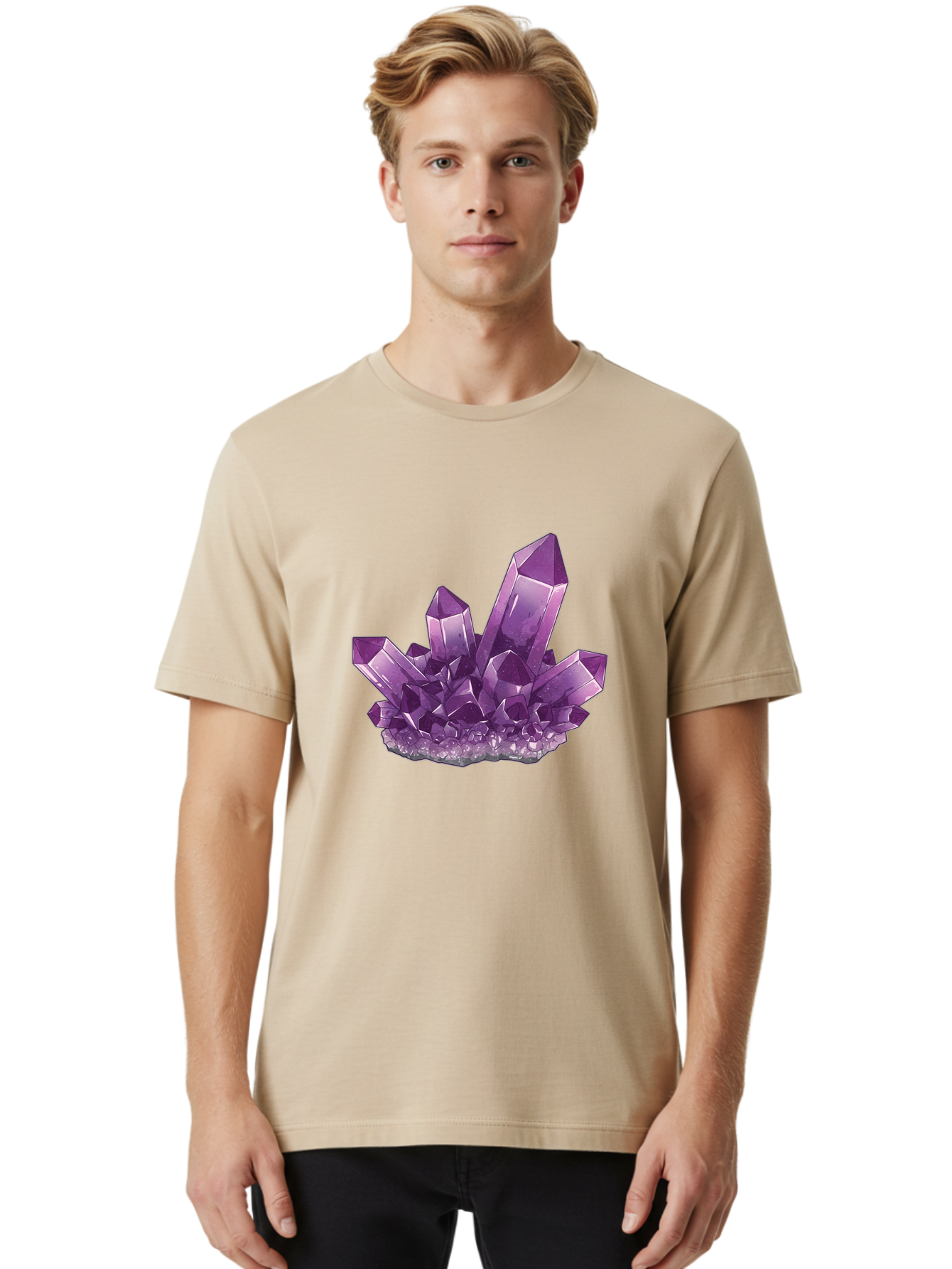 Amethyst-Cluster Men'S Graphic Tee, 100% Cotton, Comfortable Casual Summer Wear, Machine Washable, Vintage Camera, Old Camera, Antique Camera, Black Camera, Classic Photography, Photography Equipment, Nostalgic Device, Film Camera, Camera Art Baj934 22